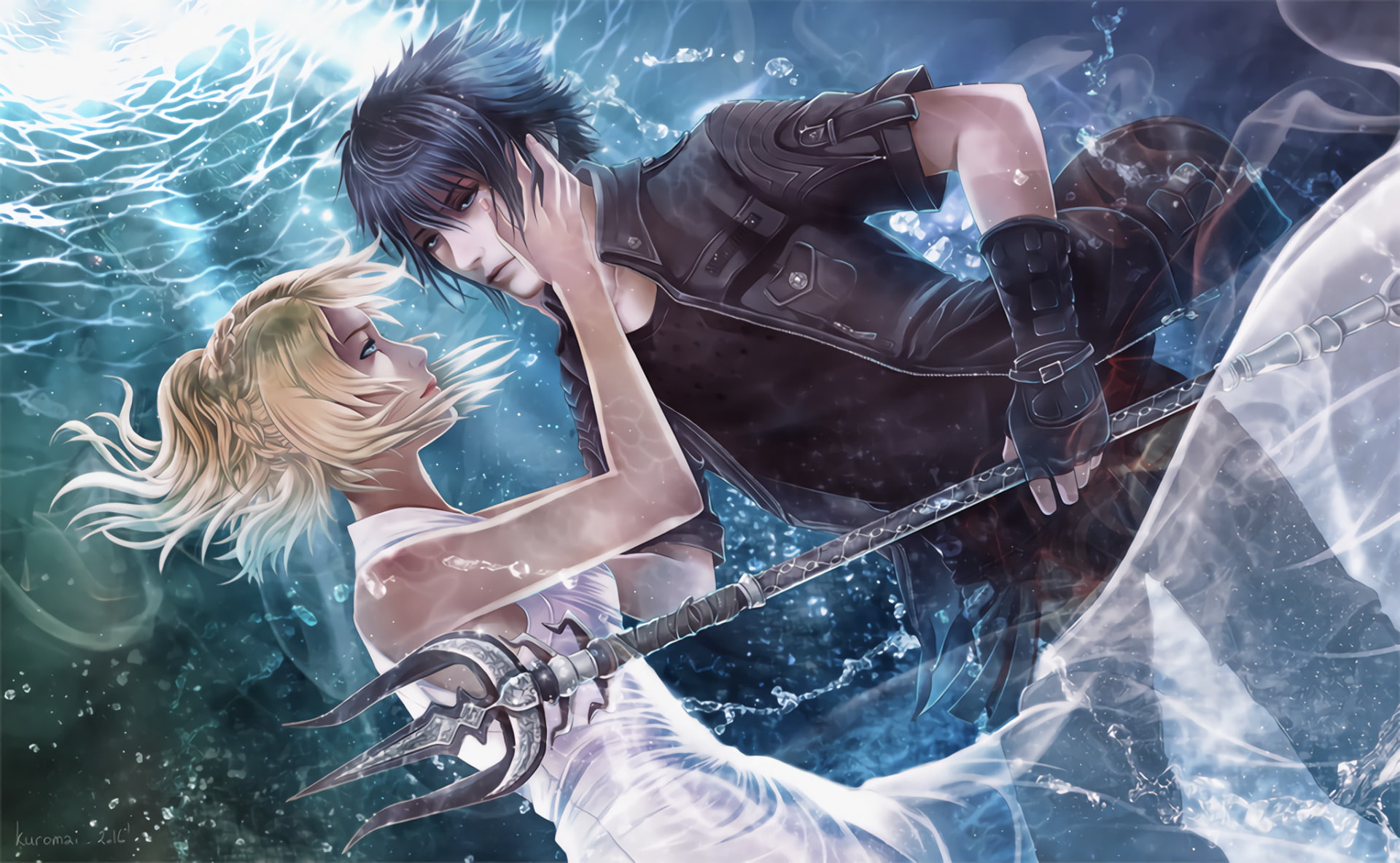 1080P, Final Fantasy, Noctis Lucis Caelum, Lunafreya Nox Fleuret, Final Fantasy XV, HD Wallpaper