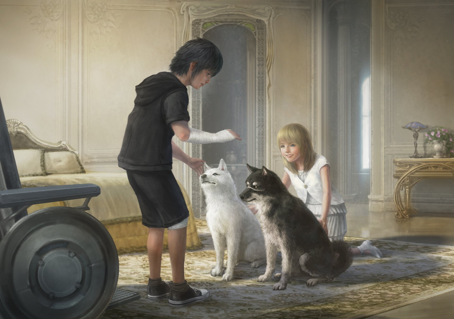 Final Fantasy, Noctis Lucis Caelum, Final Fantasy XV, Lunafreya Nox Fleuret, 1080P, HD Wallpaper