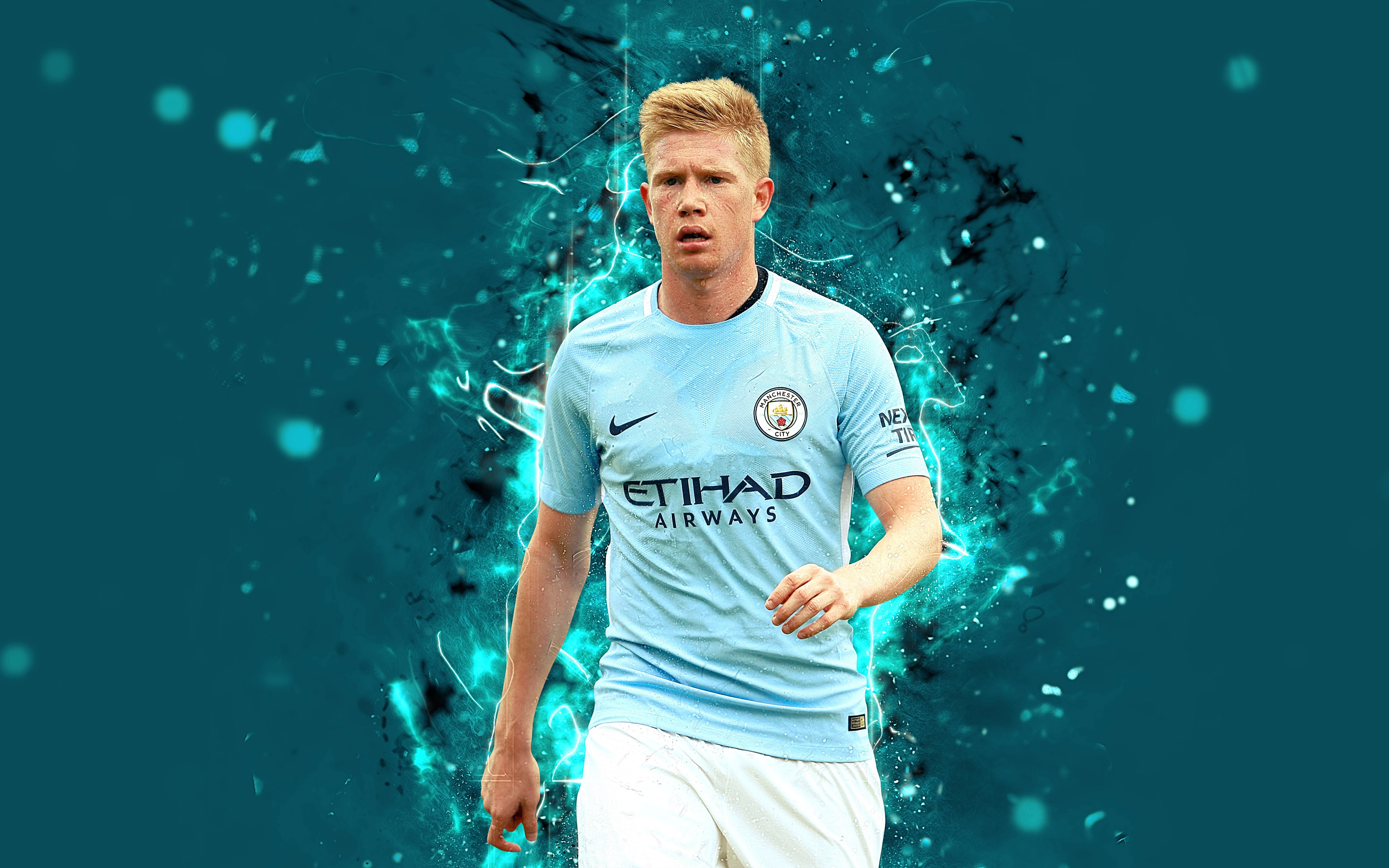 Kevin De Bruyne, 4K, Soccer, Manchester City F.C., Belgian, HD Wallpaper