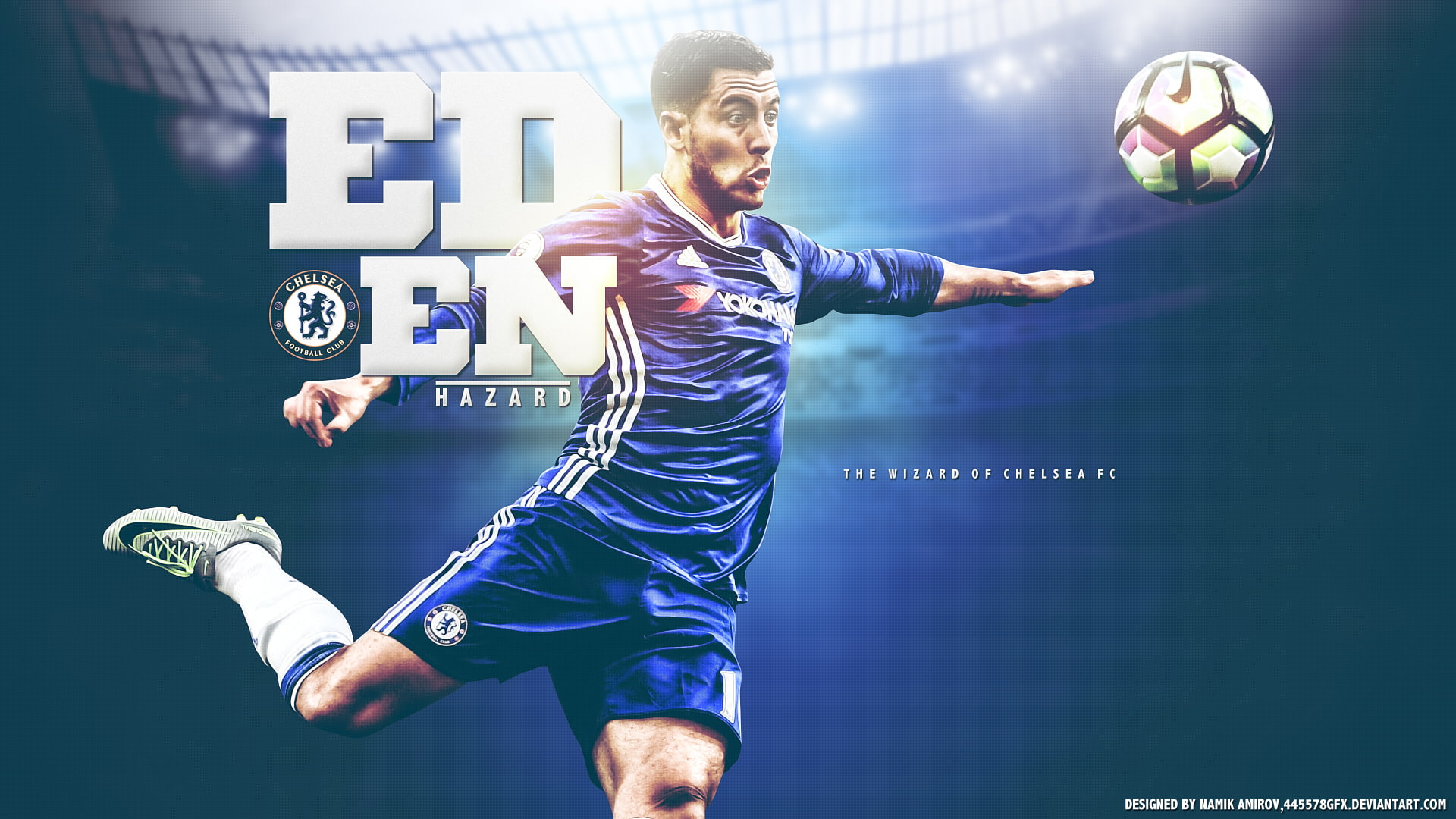 Chelsea F.C., Belgian, Soccer, Eden Hazard, 1080P, HD Wallpaper