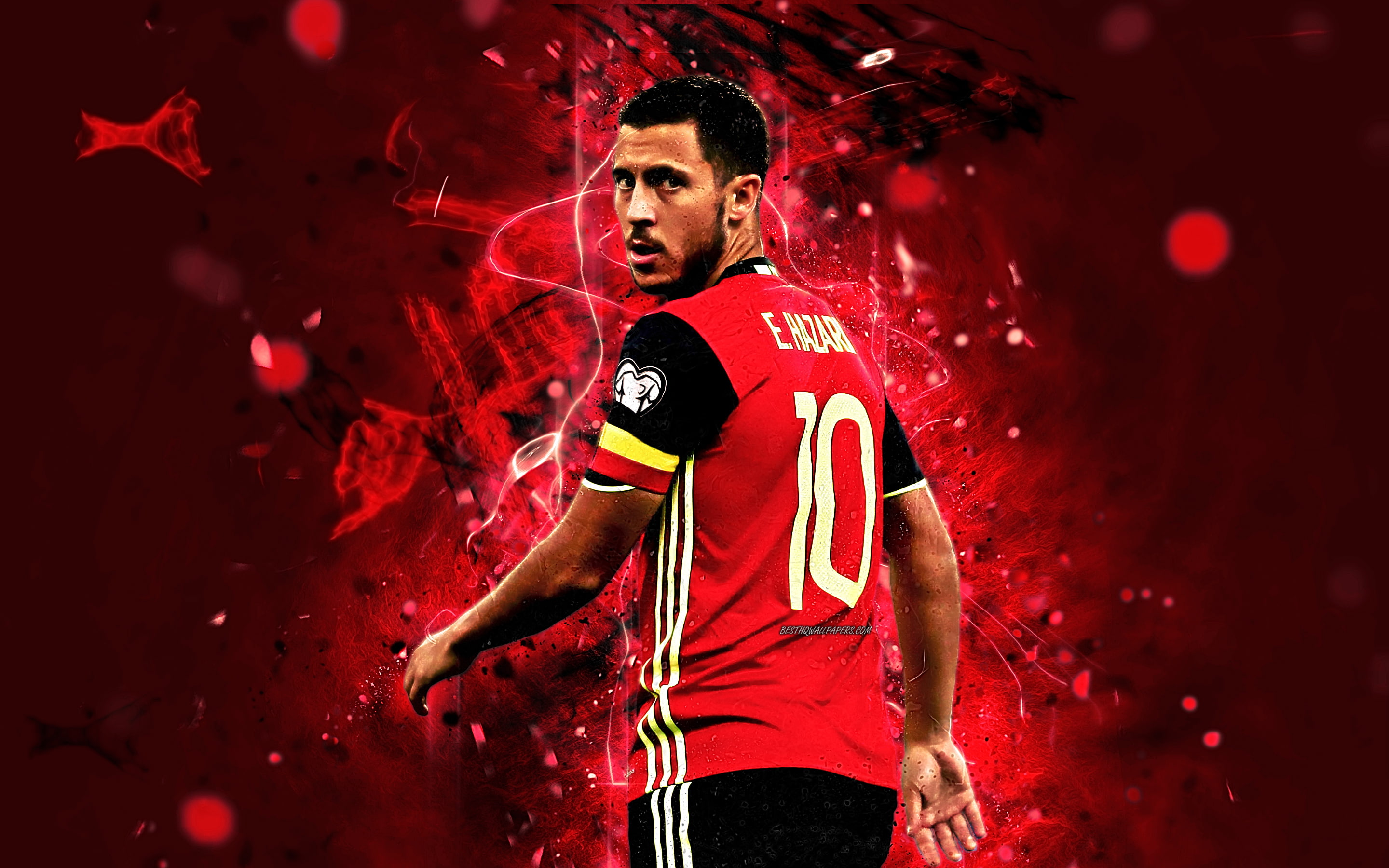 Belgian, Eden Hazard, Soccer, 2K, HD Wallpaper