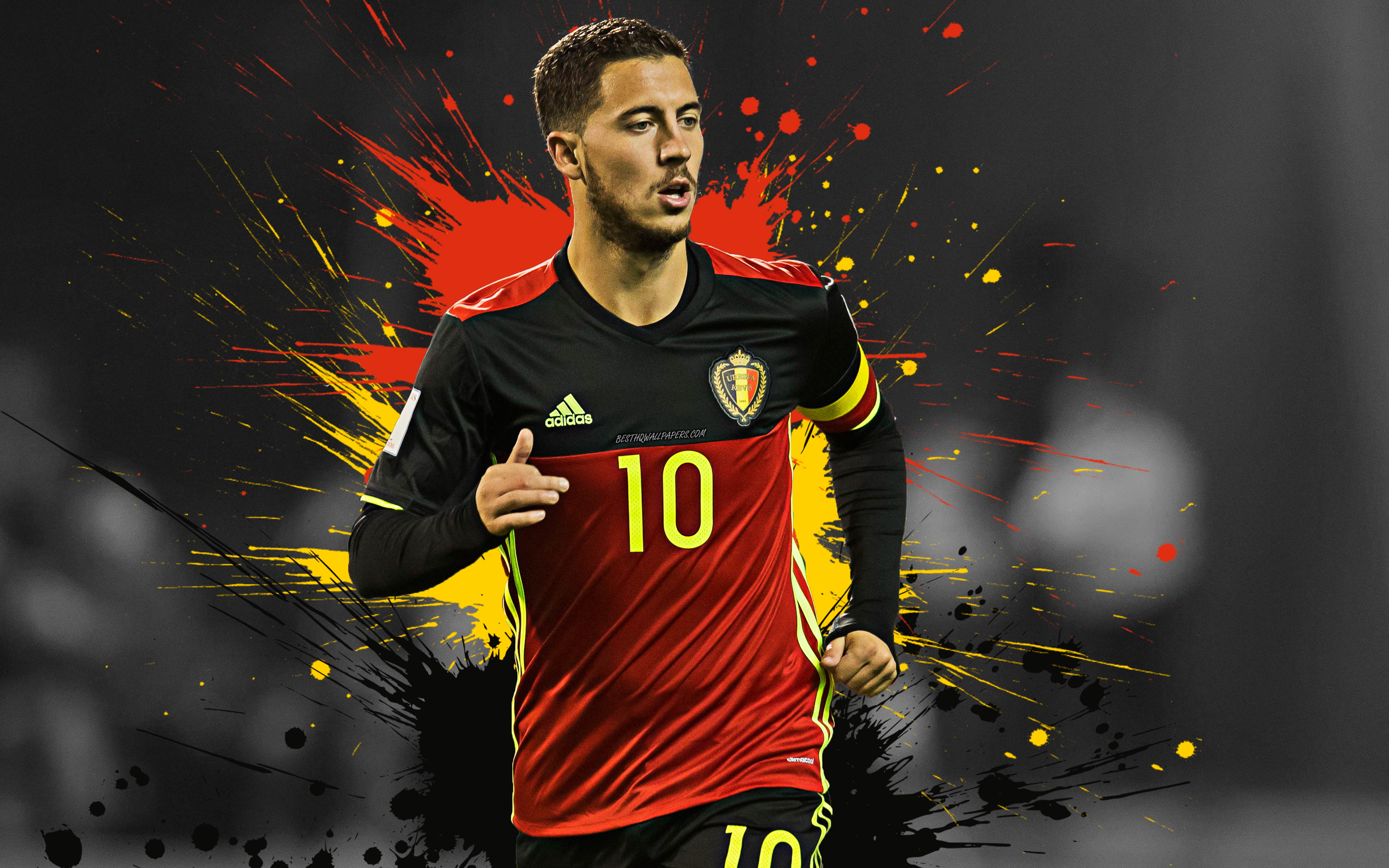 Belgian, Soccer, Eden Hazard, 4K, HD Wallpaper