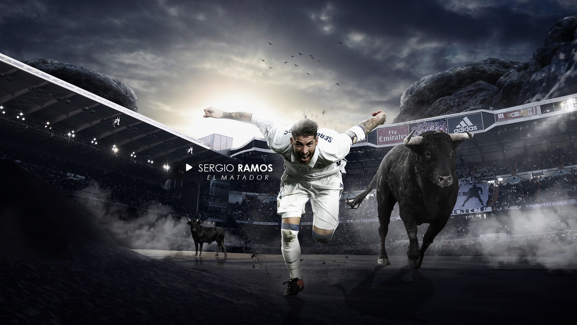 Real Madrid C.F., Soccer, Sergio Ramos, 1080P, HD Wallpaper