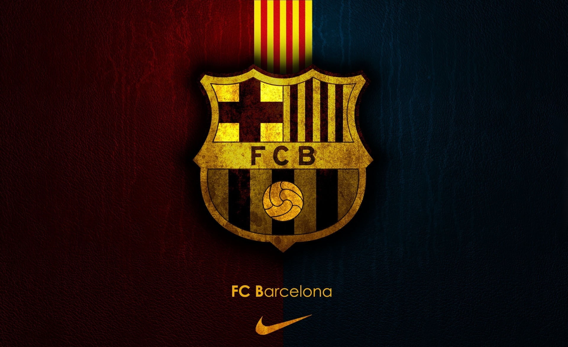 wood - material, red, Sports, barcelona, wall - building feature, fcb, representation, capital letter, fc barcelona, 1080P, script, sign, animal representation, HD Wallpaper