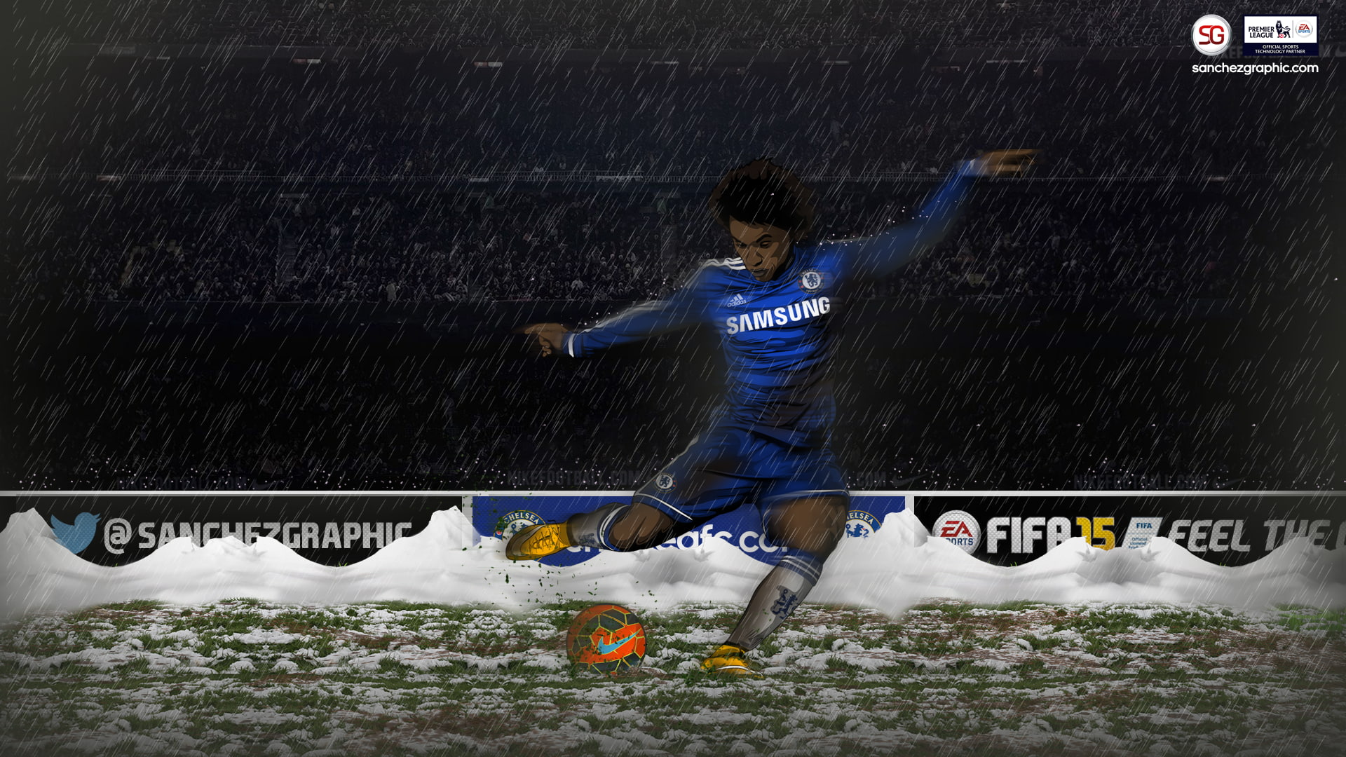 motion, lifestyles, leisure activity, cold temperature, human arm, excitement, sport, winter, Chelsea FC, real people, one person, nature, rear view, men, HD Wallpaper