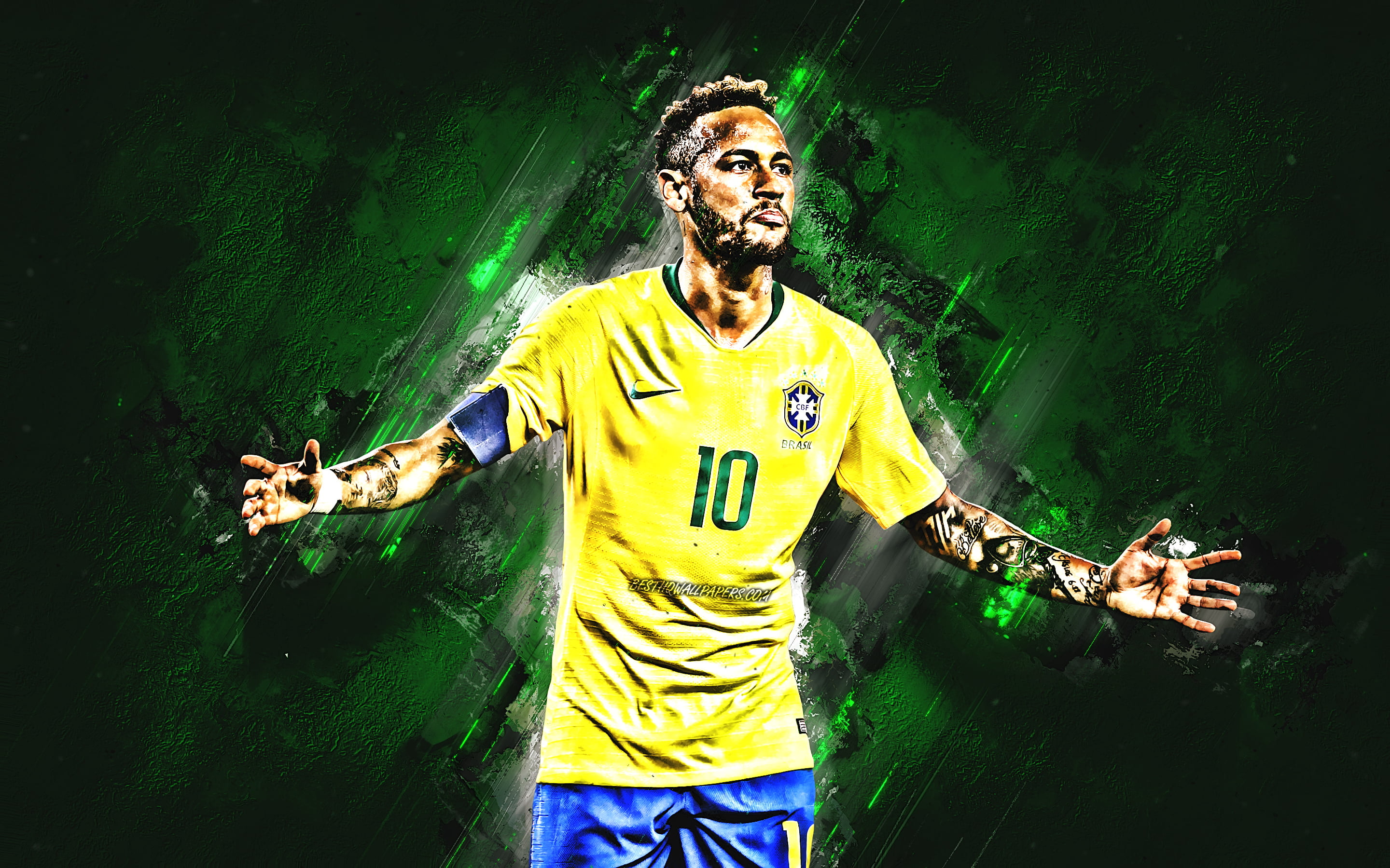2K, Neymar, Brazil National Football Team, Soccer, HD Wallpaper
