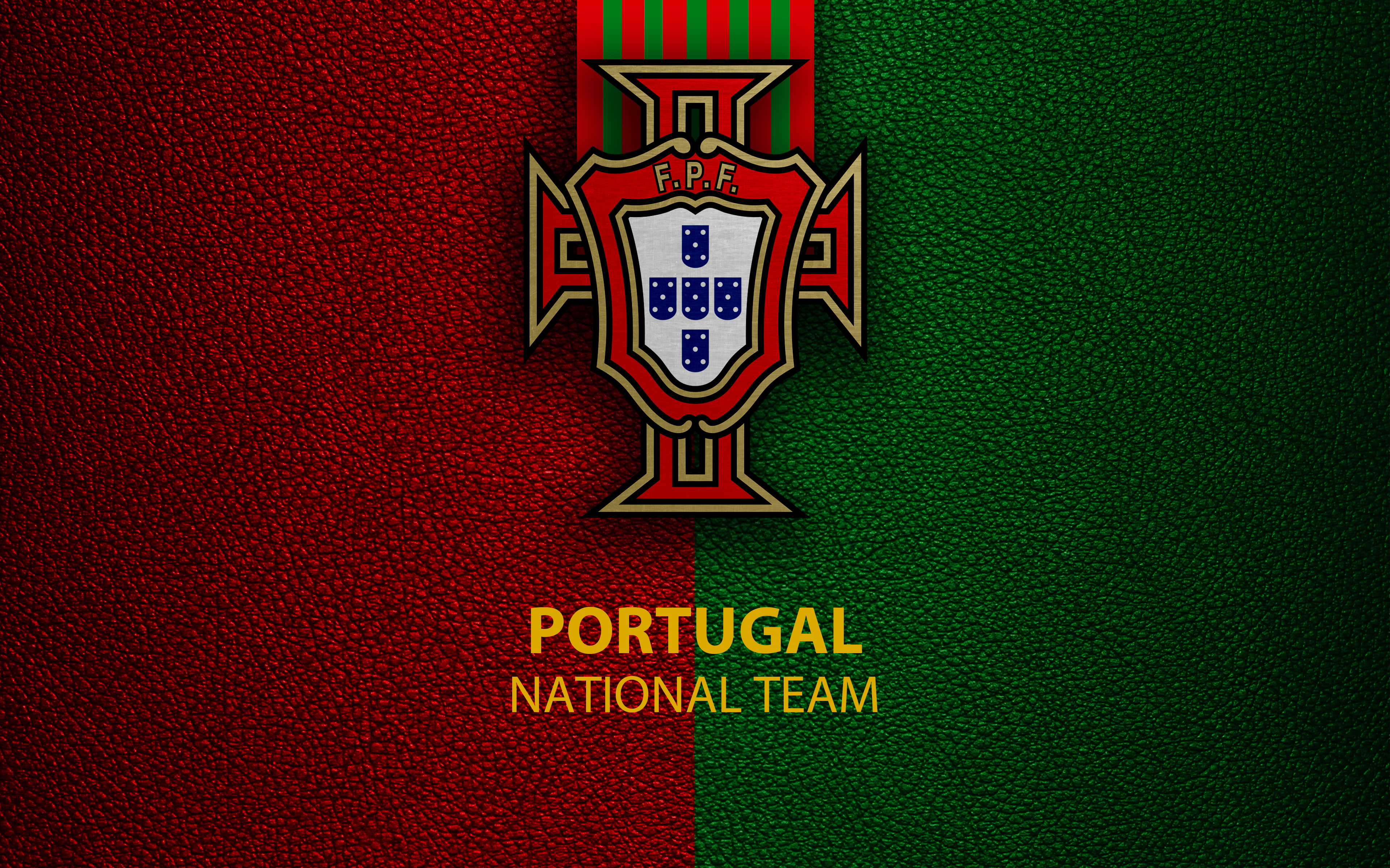 Soccer, 4K, Portugal, Emblem, Logo, Portugal National Football Team, HD Wallpaper