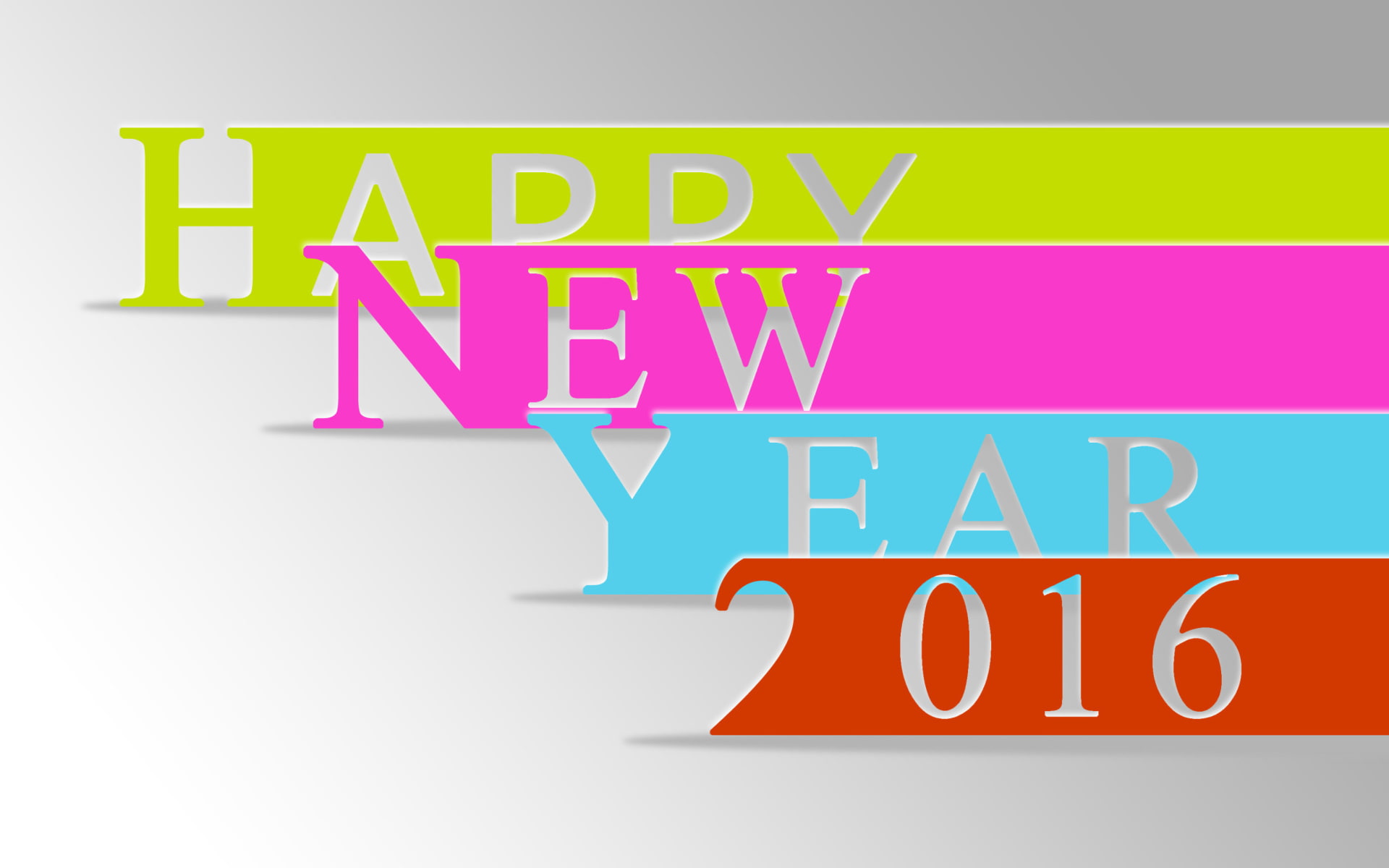 1080P, new year, colorful, holiday, 2016 new year, new, year, congratulation, HD Wallpaper