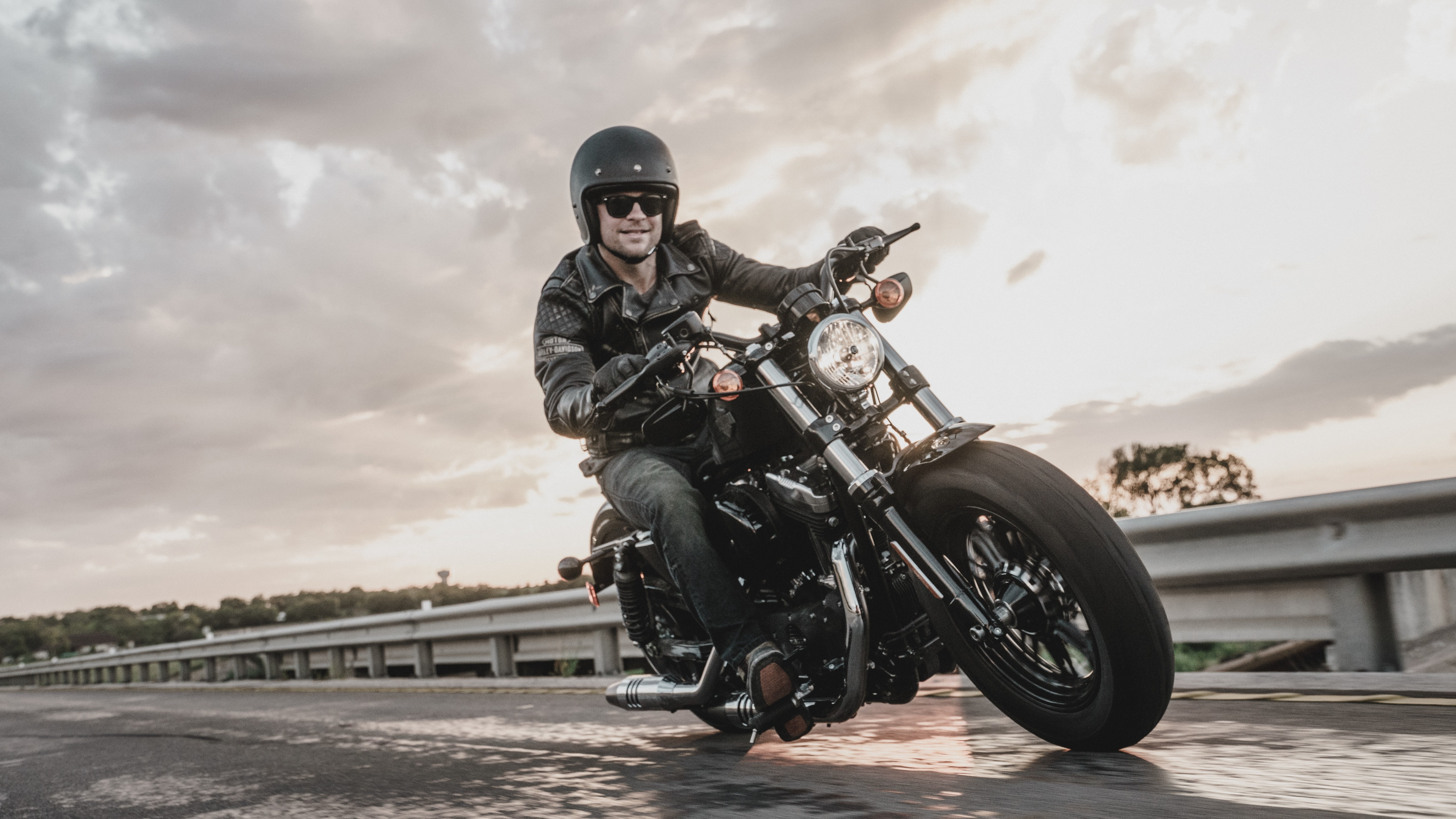 Harley Davidson Iron 883, bike year 2016, 5K, black, HD Wallpaper