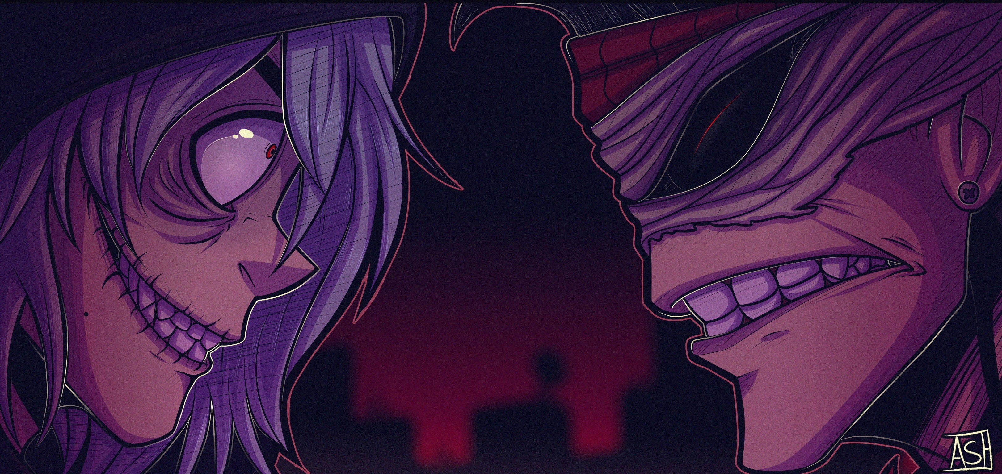 Anime, Tomura Shigaraki, Stain (Boku No Hero Academia), 2K, My Hero Academia, HD Wallpaper