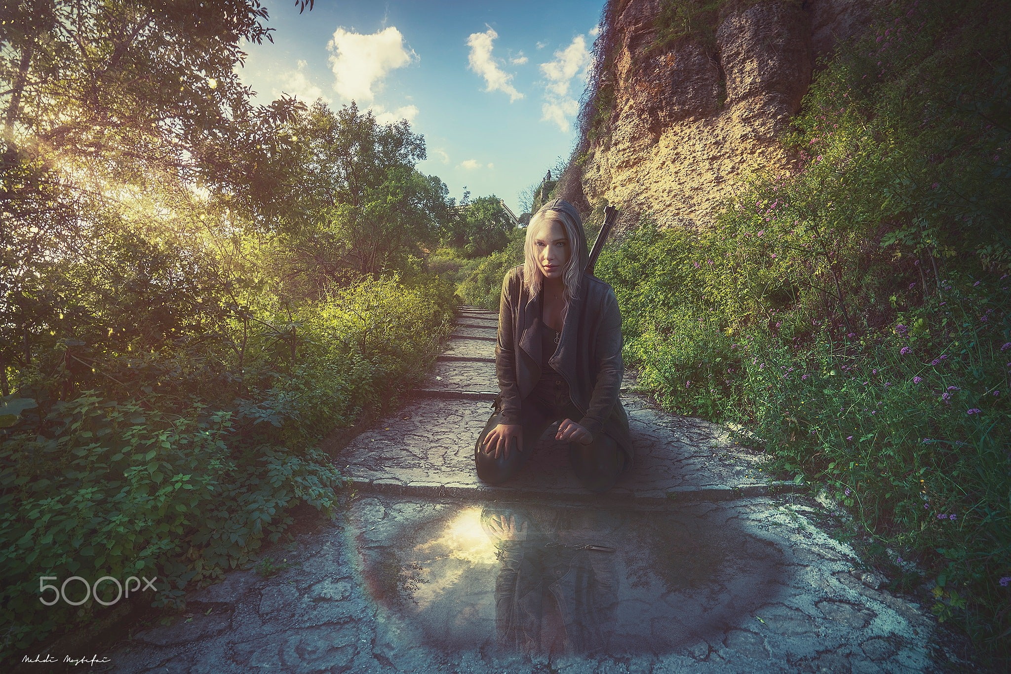 women outdoors, Mehdi Mostefaï, women, 500px, model, 1080P, HD Wallpaper