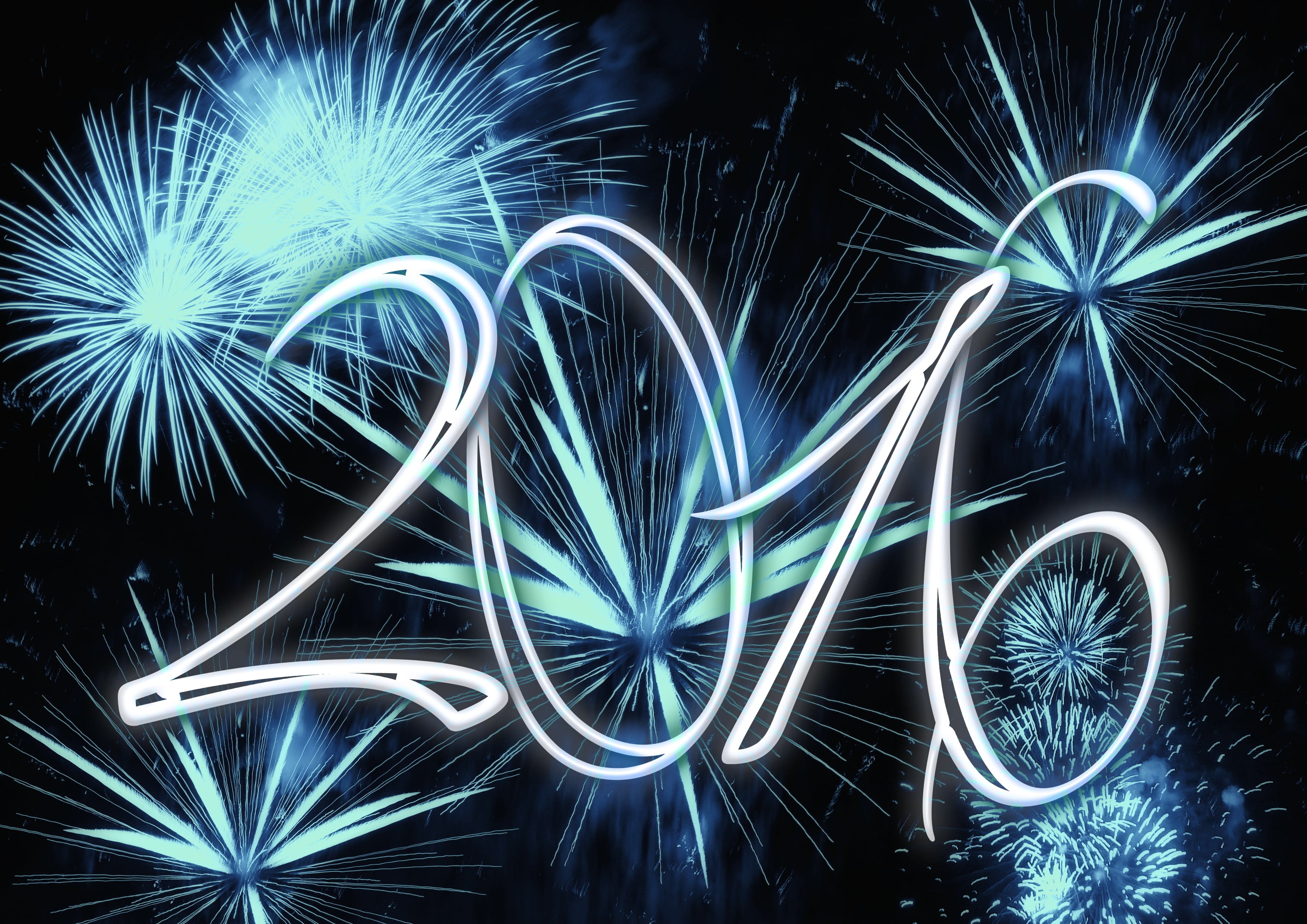 event, light - Natural Phenomenon, illuminated, no people, blue, firework Display, black Color, multi Colored, backgrounds, motion, pattern, new Year, party - Social Event, HD Wallpaper