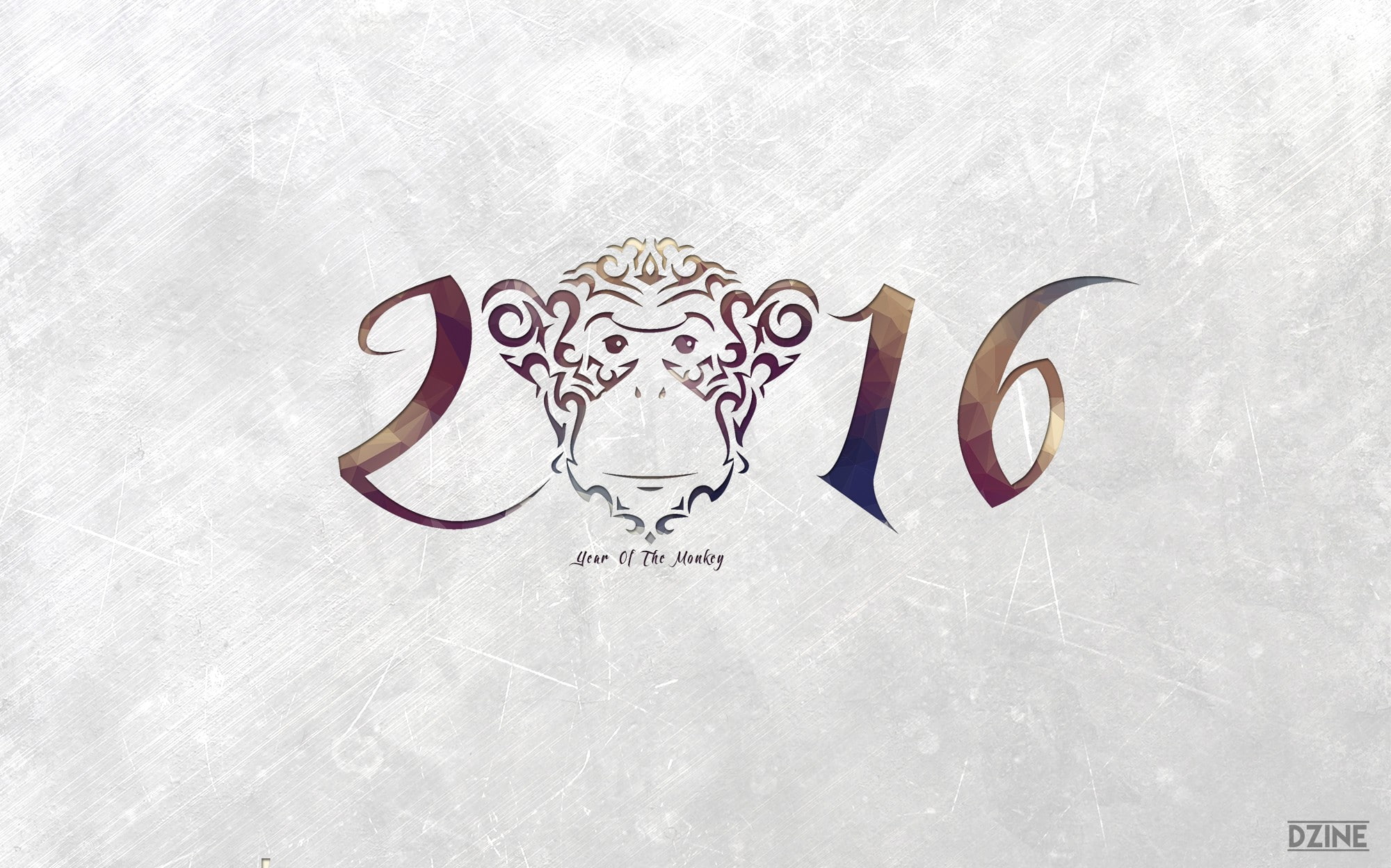 monkey, monkeys, 2016, year, 1080P, new year, holiday, new, HD Wallpaper