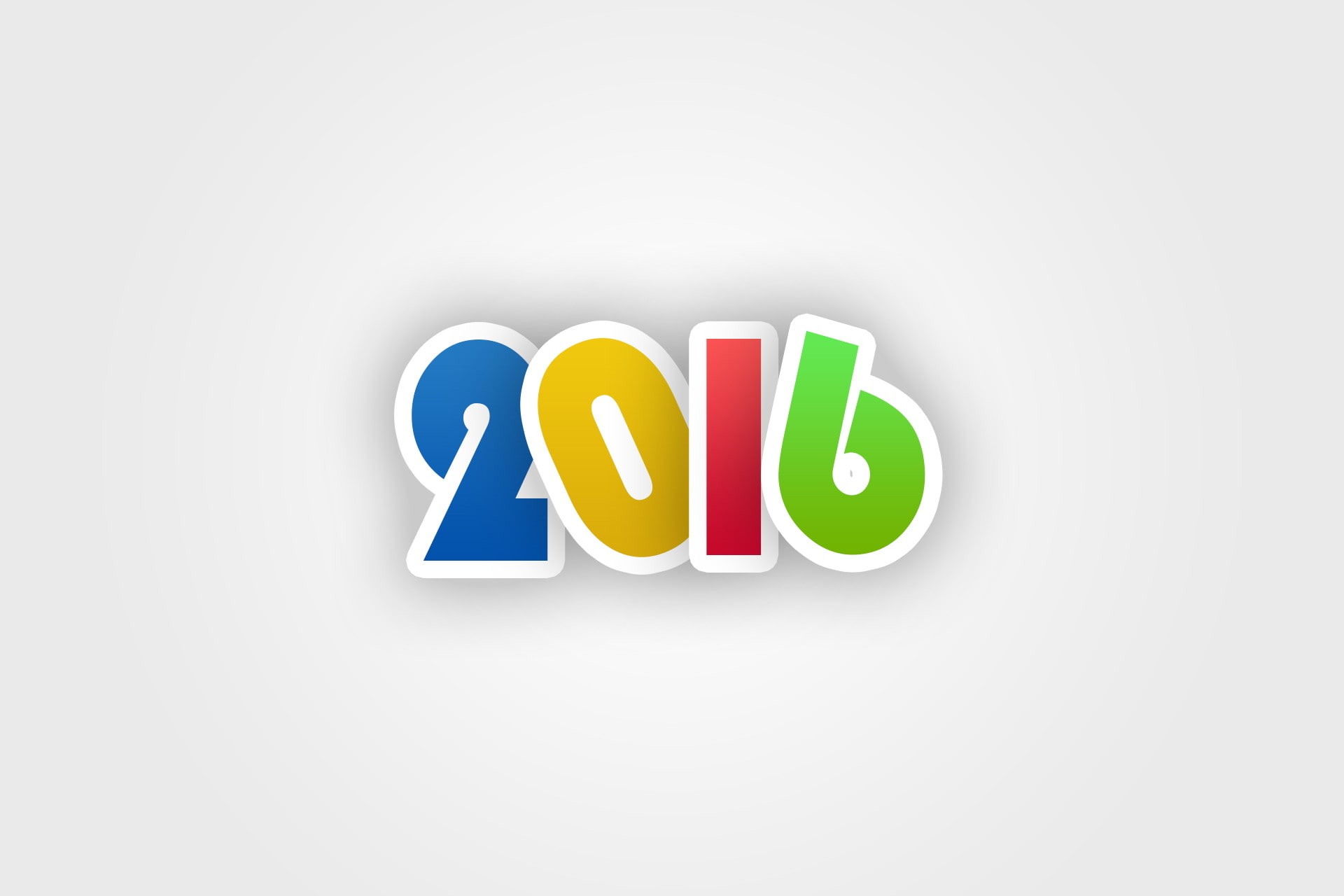 new year, 2016, colorful, new, 1080P, year, holidays, HD Wallpaper