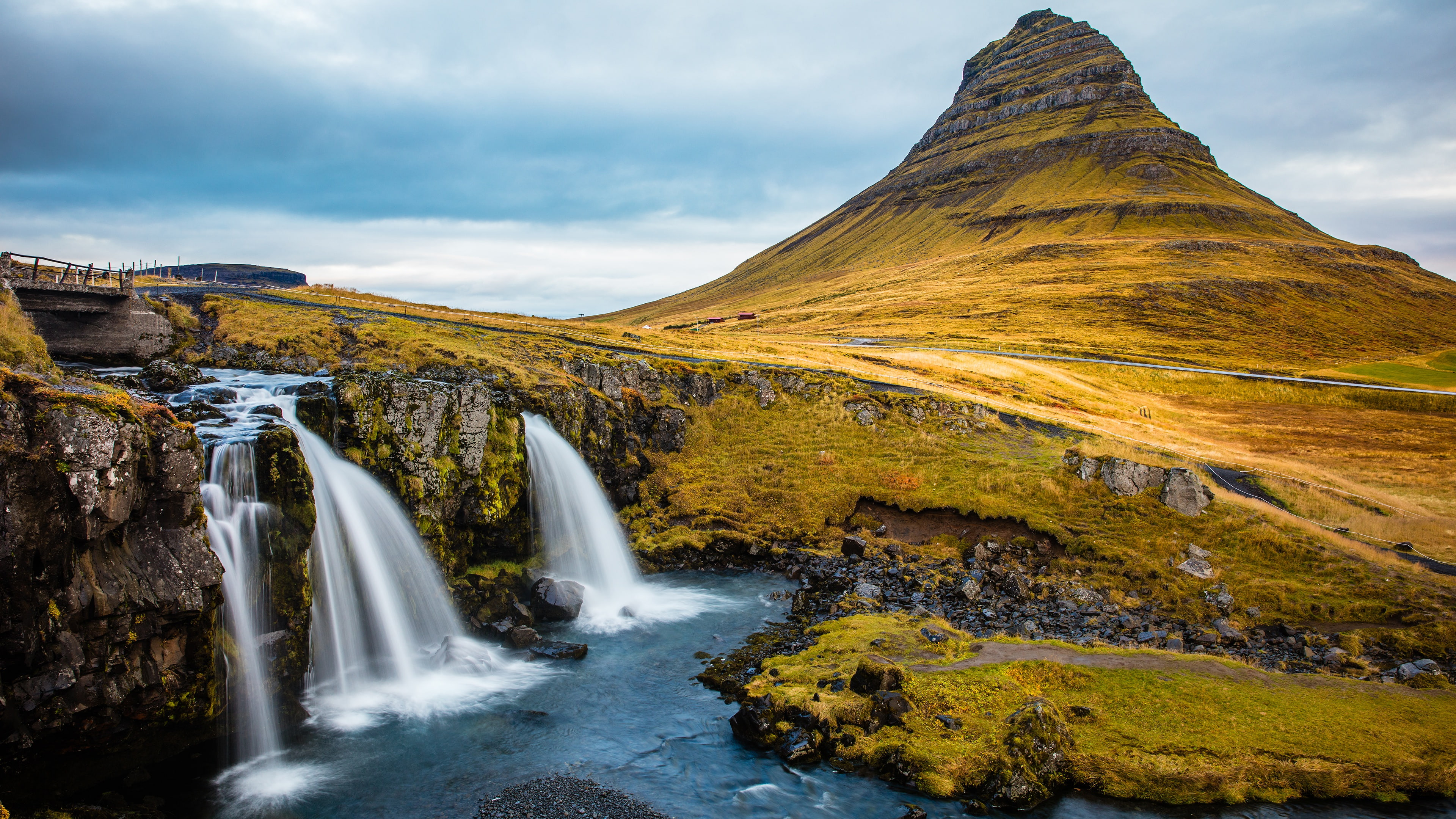 waterfall, 4K, nature, landscape, Iceland, water, HD Wallpaper