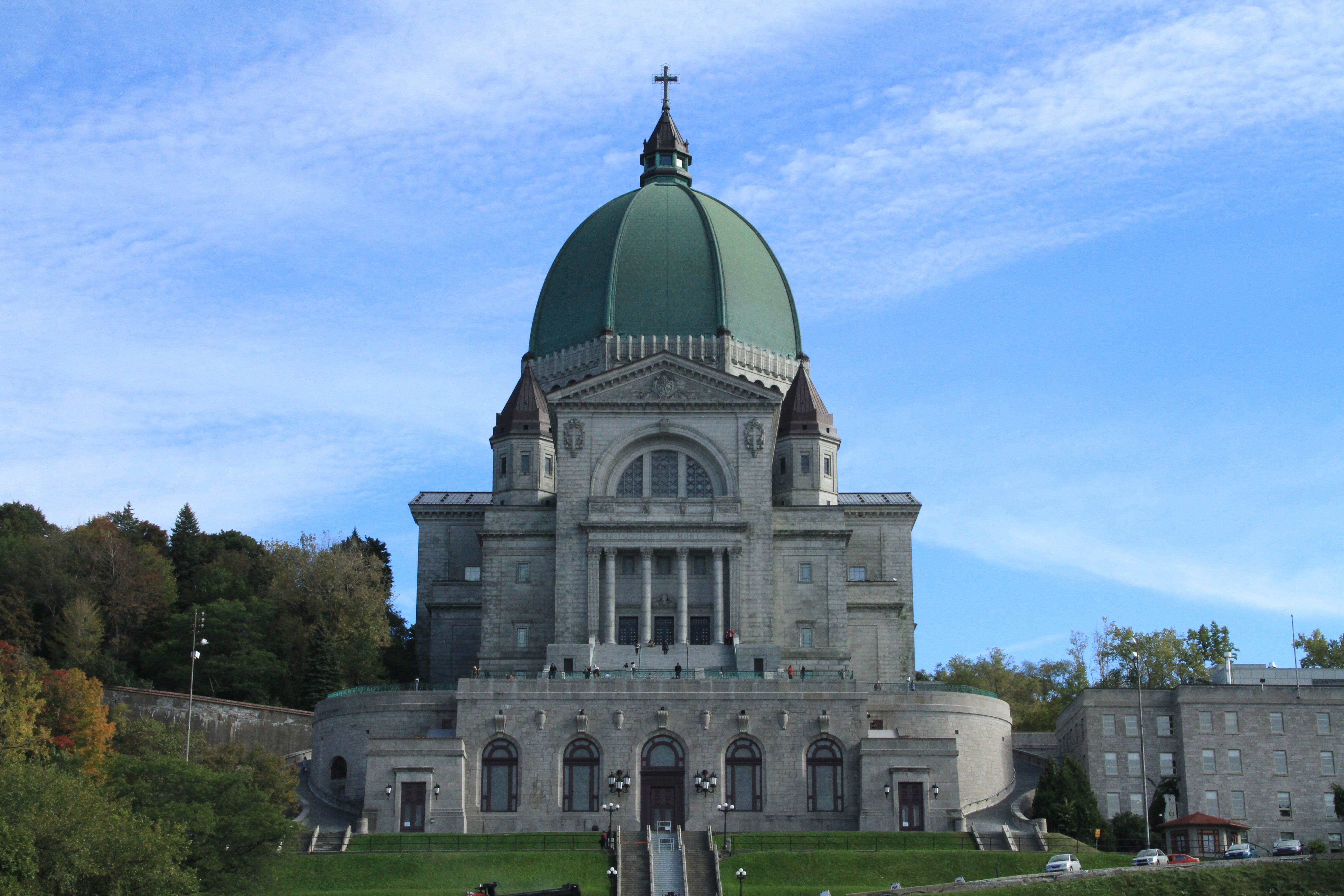 architecture, outdoors, québec, montréal, place of worship, building, building exterior, st joseph oratory of mount-royal, royal, nature, day, government, HD Wallpaper