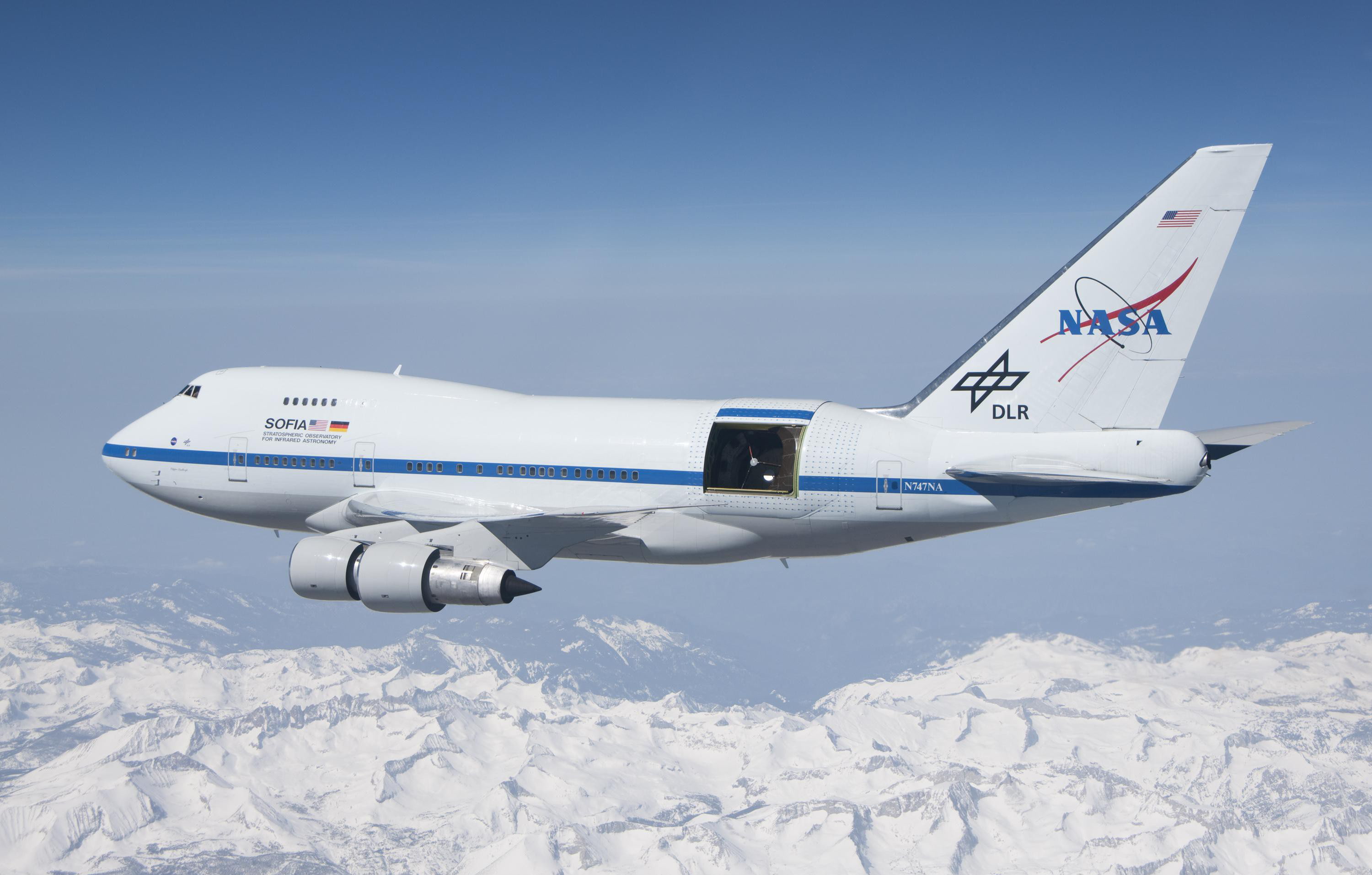telescope, 2K, boeing, 747sp, infrared, nasa, HD Wallpaper
