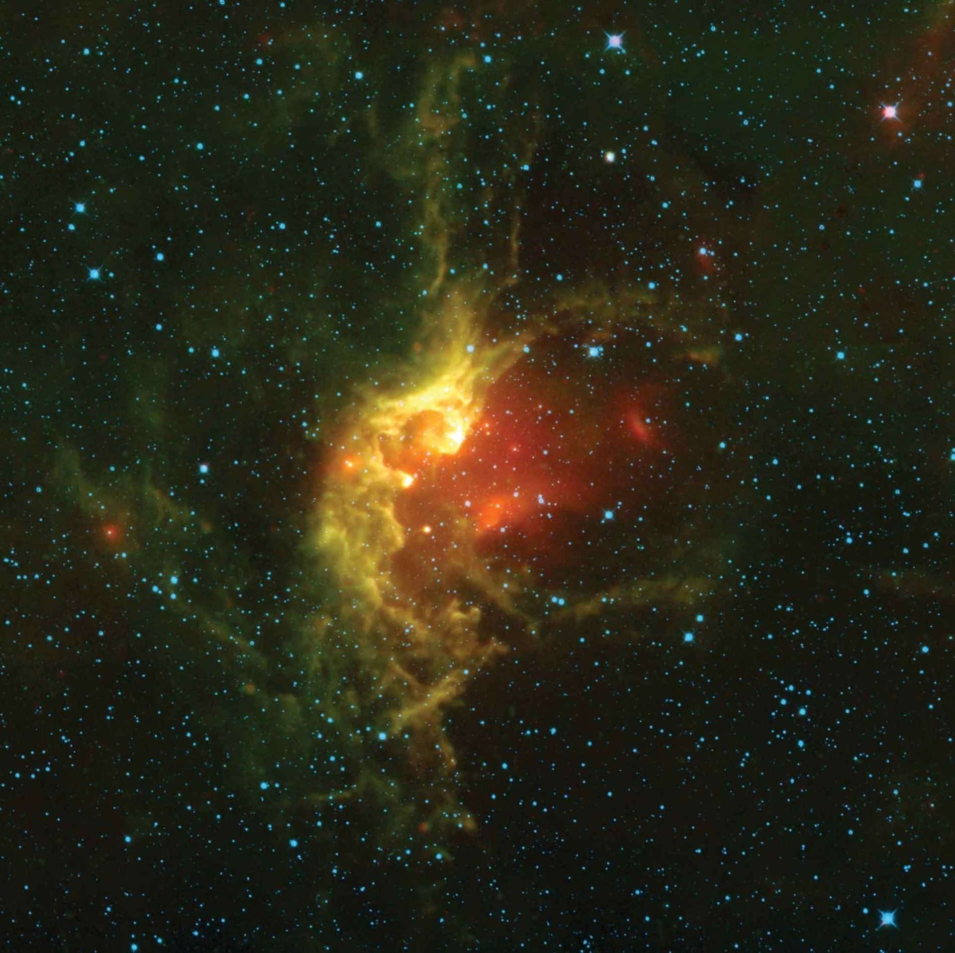 space exploration, beauty in nature, caltech, star - space, open cluster, wise, 77, outdoors, luminosity, night, galaxy, universe, ngc 7380, infrared detectors, HD Wallpaper