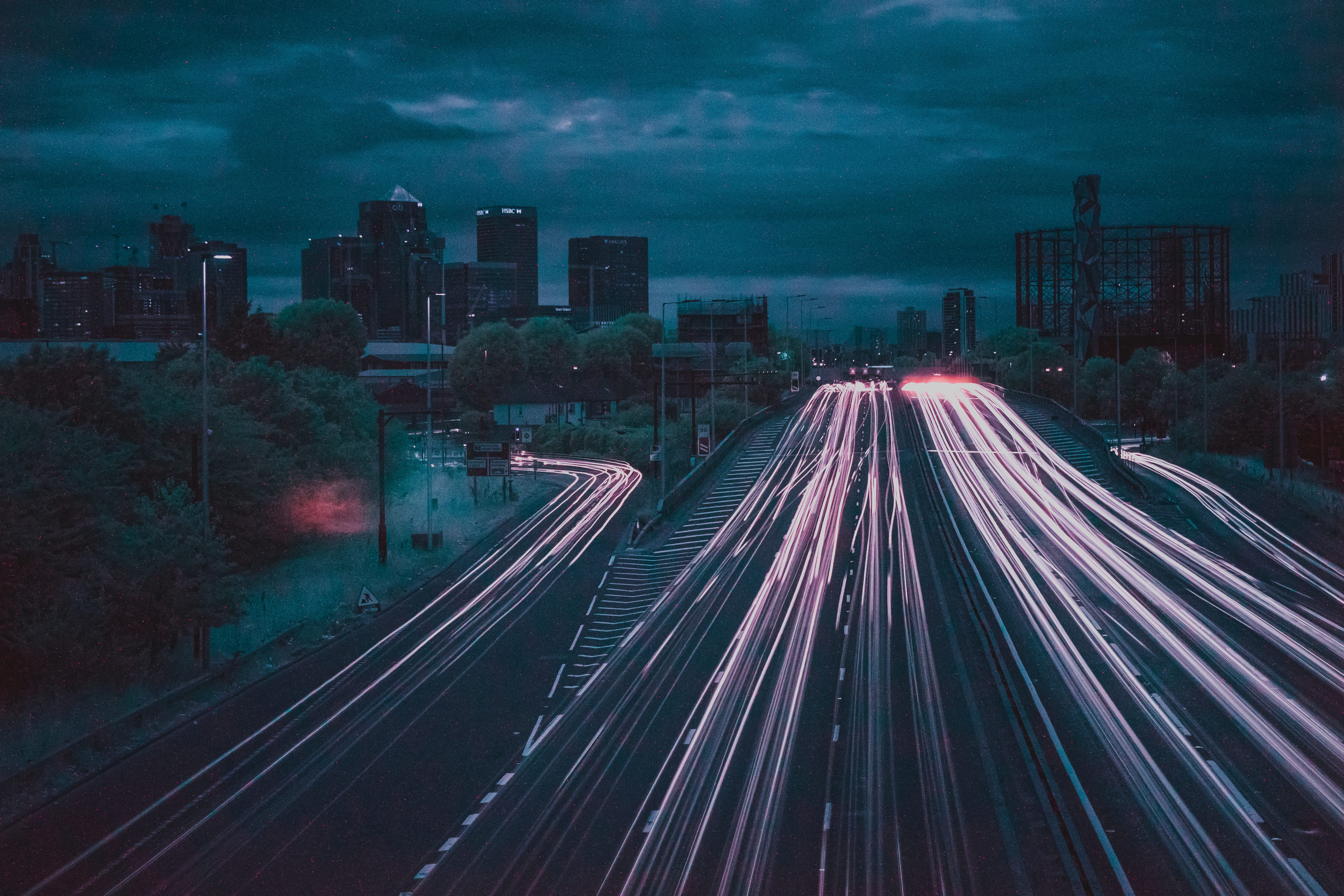 road, glow, famous Place, cars, china - East Asia, building Exterior, travelling, street Light, urban, blurred Motion, 5K, cityscape, car, office Building, HD Wallpaper