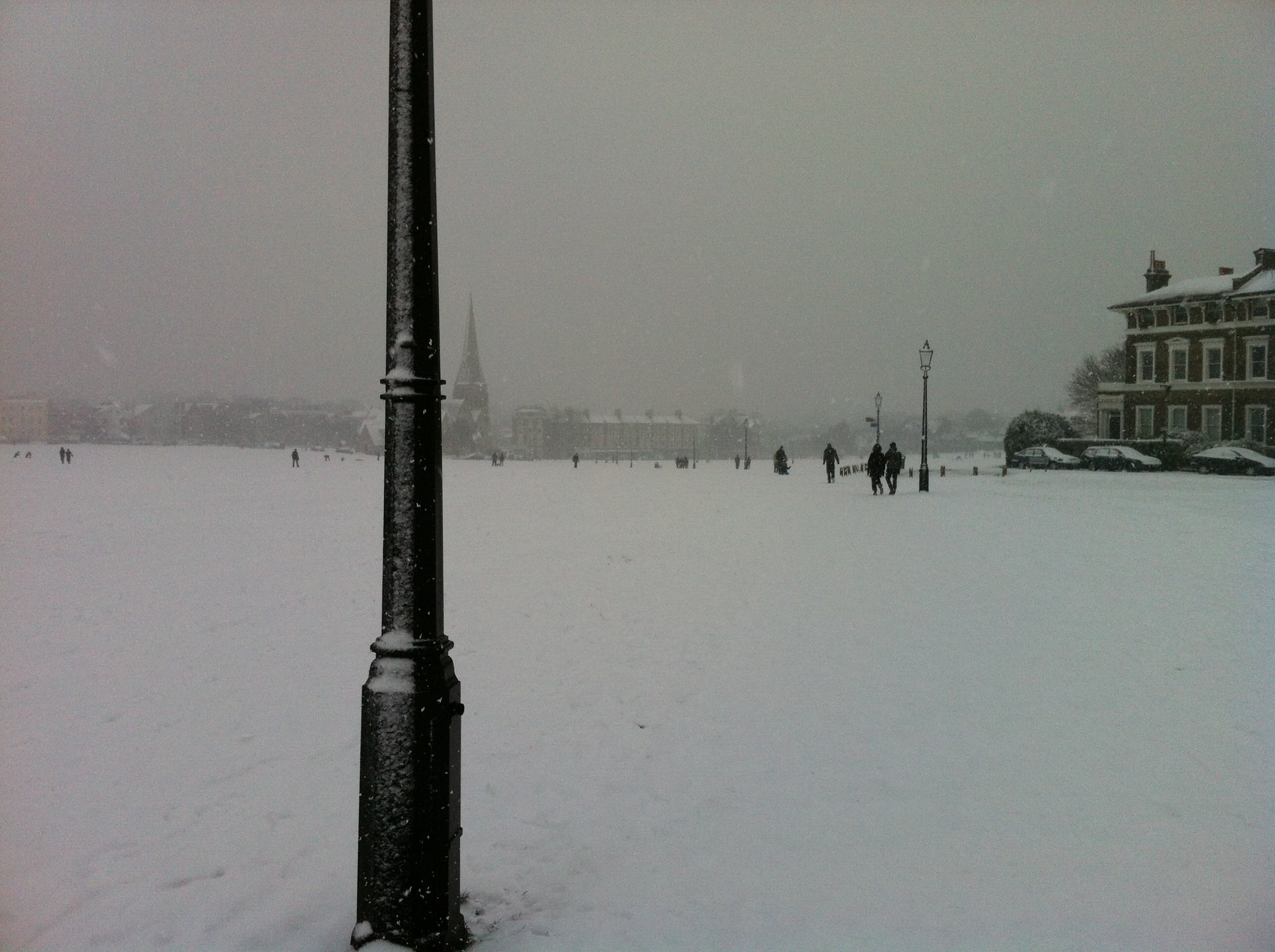 landscape, lamp post, architecture, cold temperature, greenwich, blackheath, postcard, land, unrecognizable person, scenics - nature, nature, outdoors, HD Wallpaper