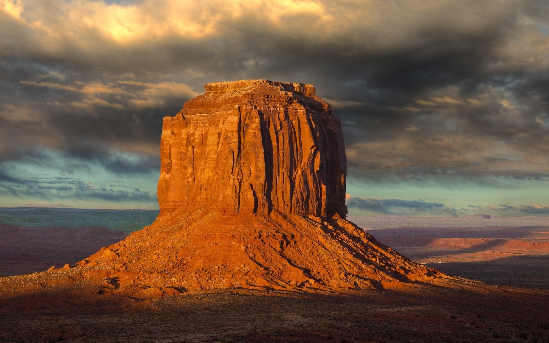 tranquility, rock, rock - object, rock formation, solid, eroded, beauty in nature, travel destinations, sandstone, no people, Monument Valley, 1080P, nature, HD Wallpaper