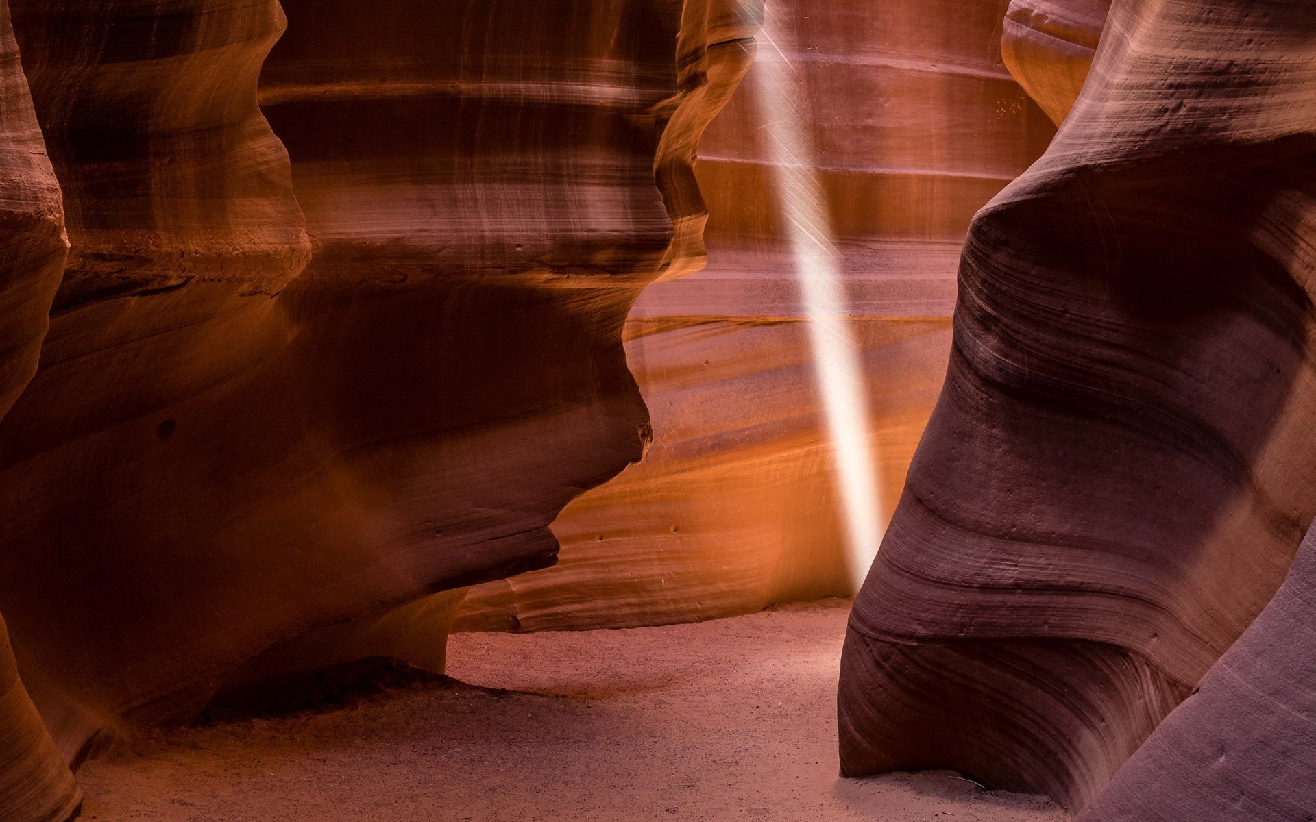 Sandstone, Canyons, Sunbeam, 1080P, Canyon, Rock, Antelope Canyon, HD Wallpaper