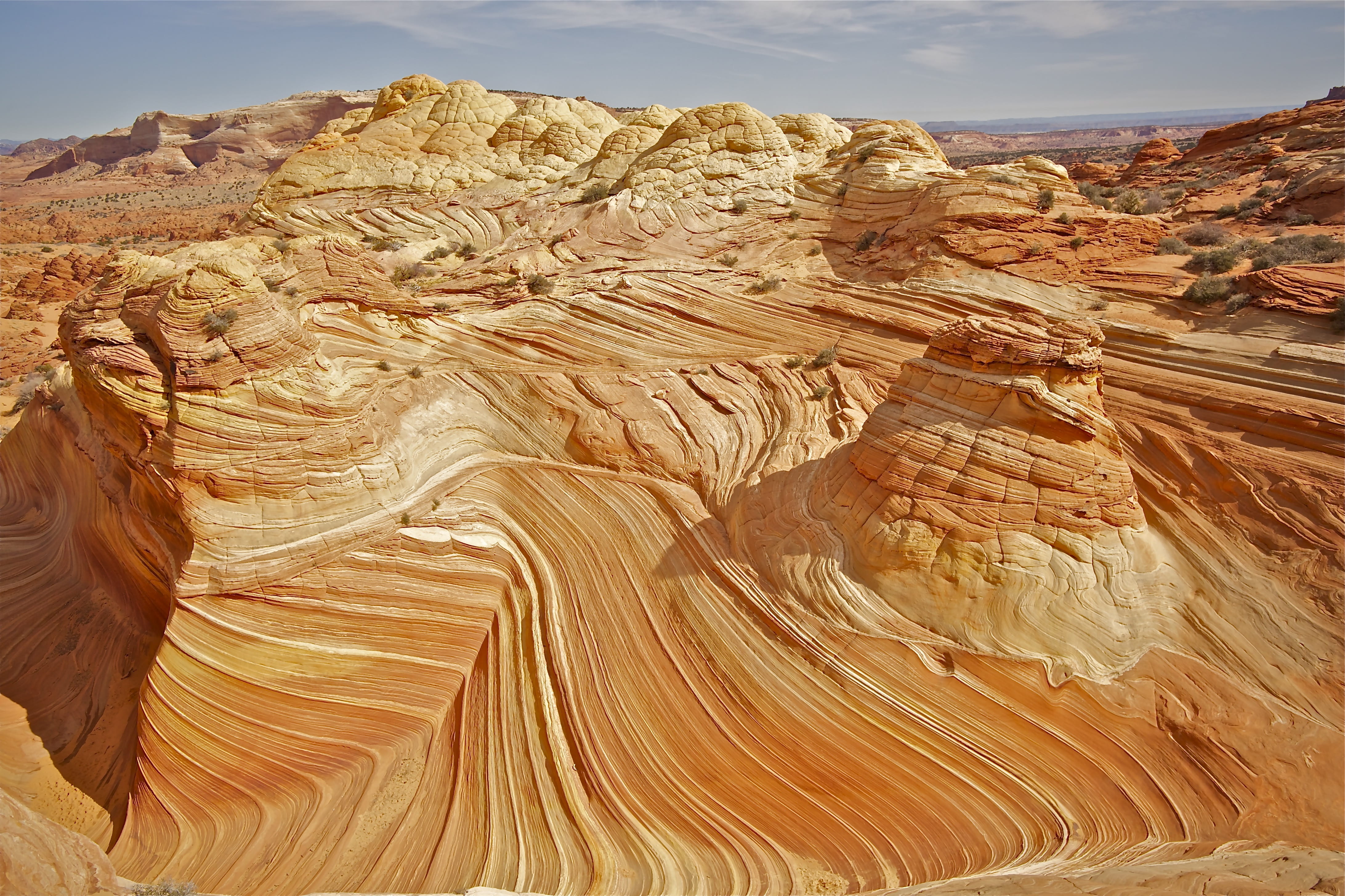 travel, rock formation, layered, landscape, mountain, nature, arizona, 4K, beauty in nature, eroded, scenics - nature, solid, near, outdoors, land, wave, HD Wallpaper