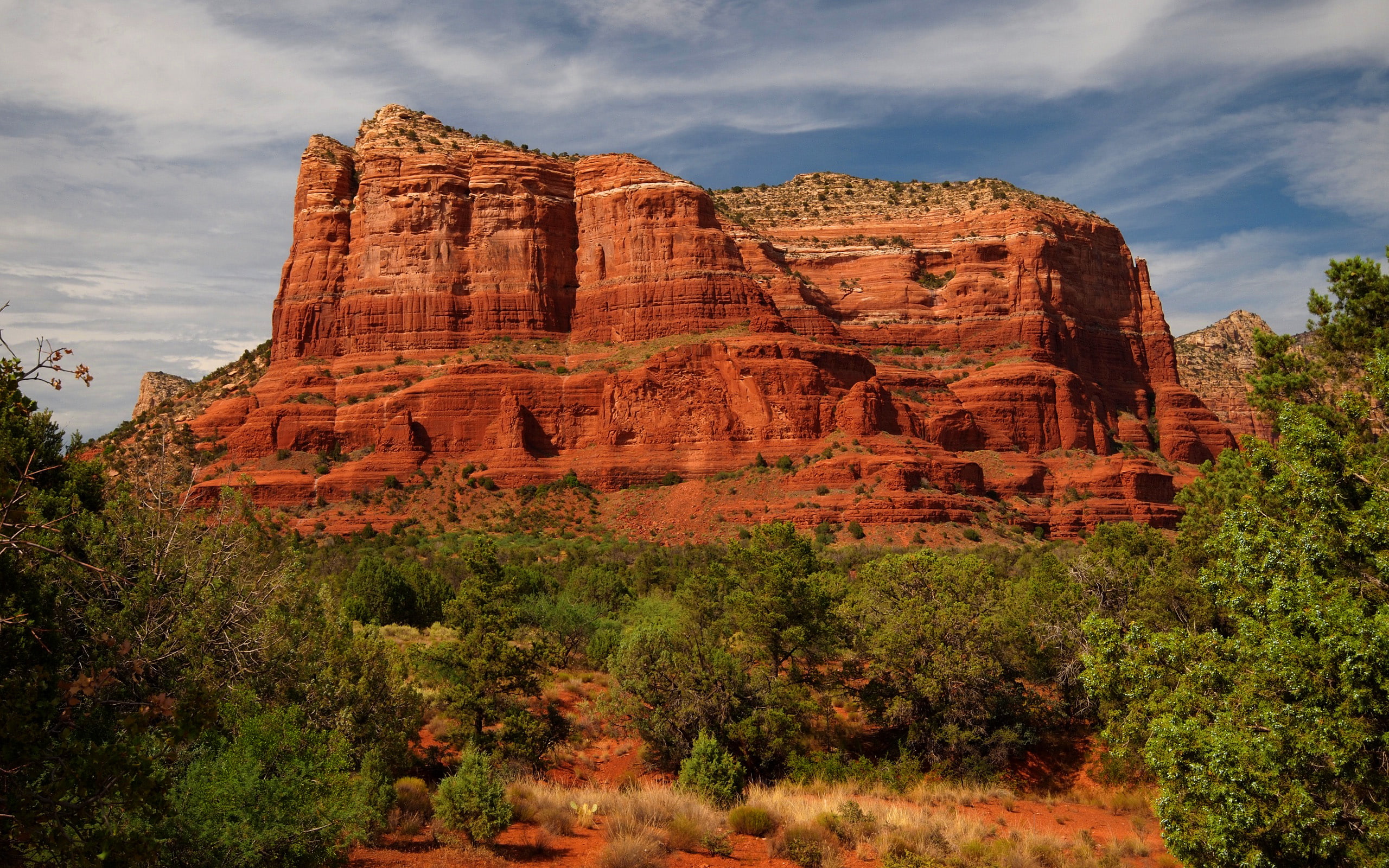 yavapai, desktop, county, rock, sedona, butte, phones, pc, arizona, mobile, 2K, courthouse, red, hd, tablet, HD Wallpaper