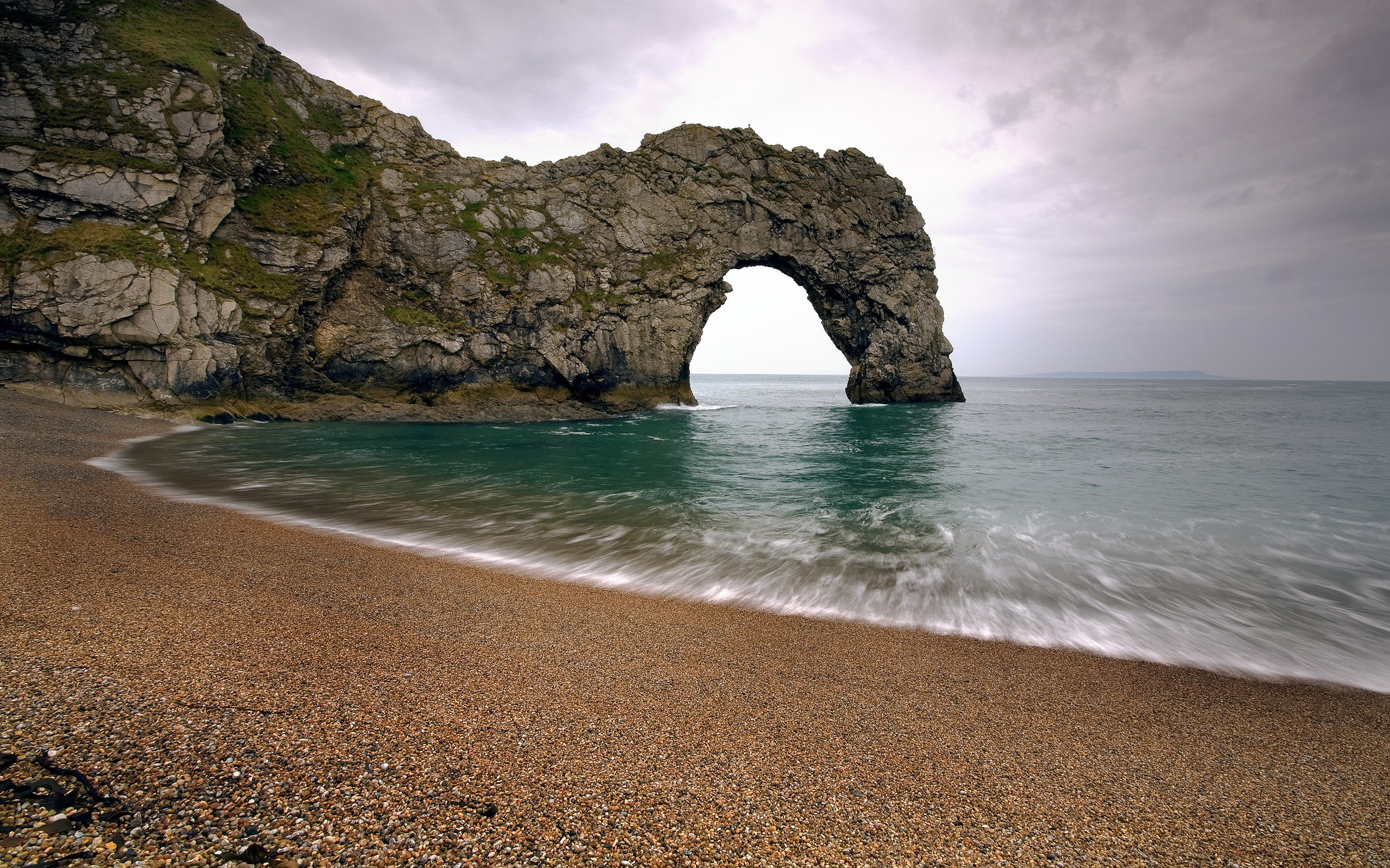 beach, 2K, Durdle Door, coast, nature, HD Wallpaper