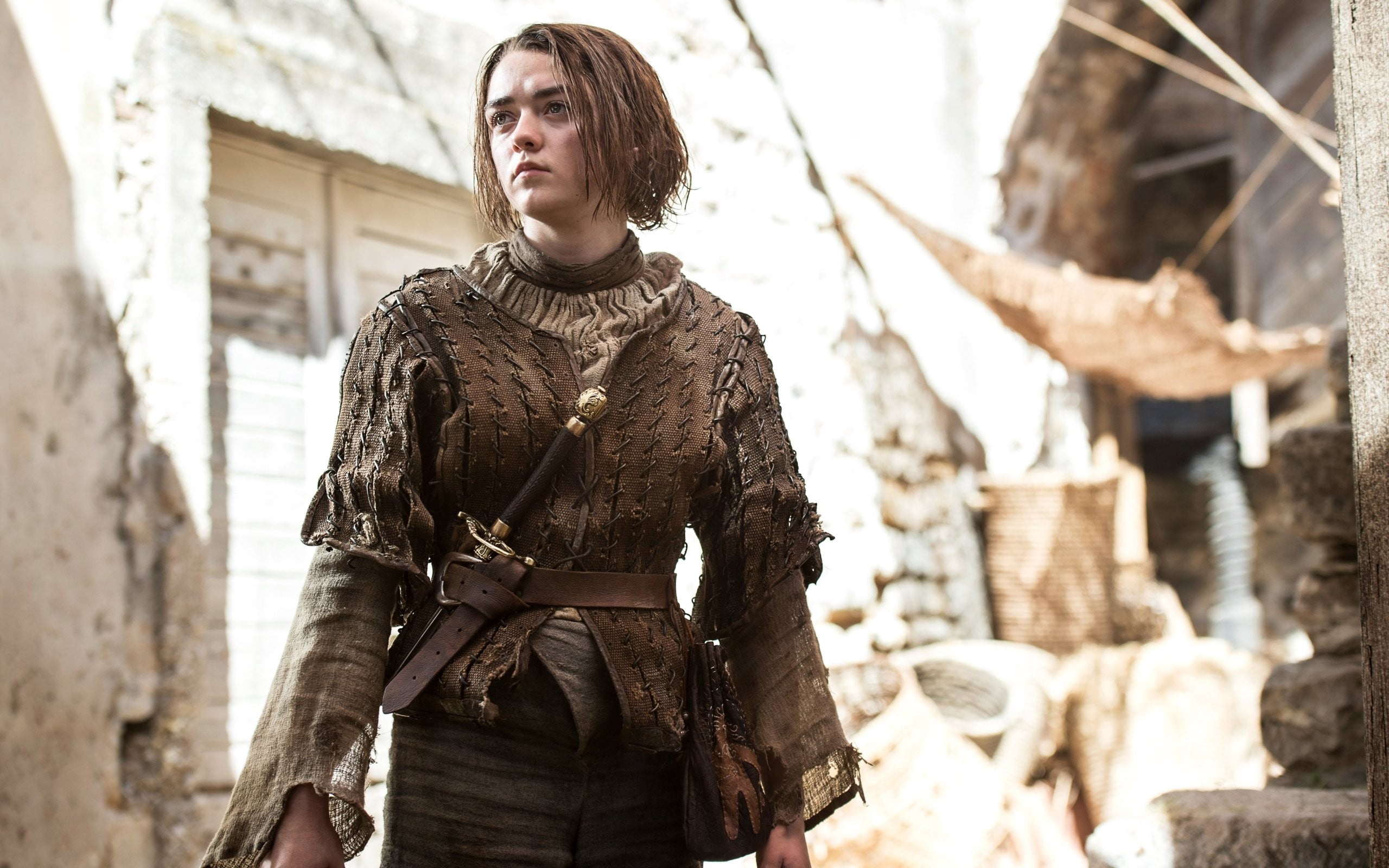 maisie williams, arya, adult, males, lifestyles, one Man Only, men, clothing, architecture, caucasian Ethnicity, arya stark, 2K, game of thrones, stark, HD Wallpaper