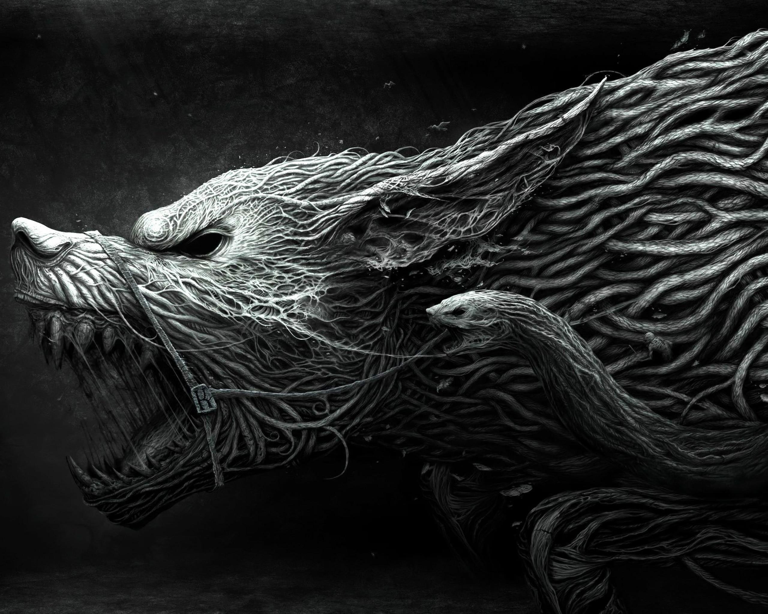 desktop, 2K, 3d, werewolf, d, hd, HD Wallpaper