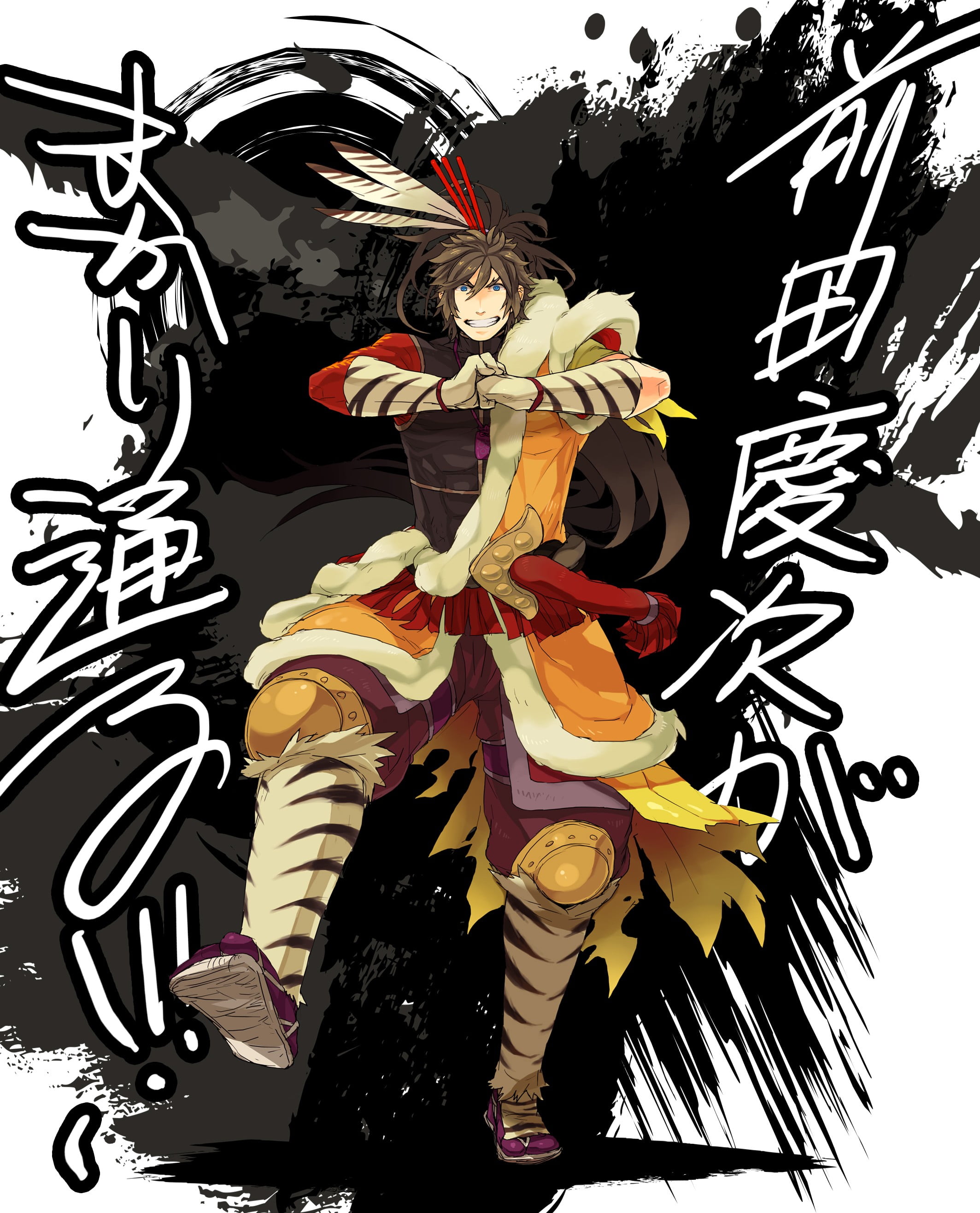 creativity, the past, nature, art and craft, plant, indoors, male likeness, Sengoku Basara, history, human representation, multi colored, no people, pattern, Phone HD Wallpaper