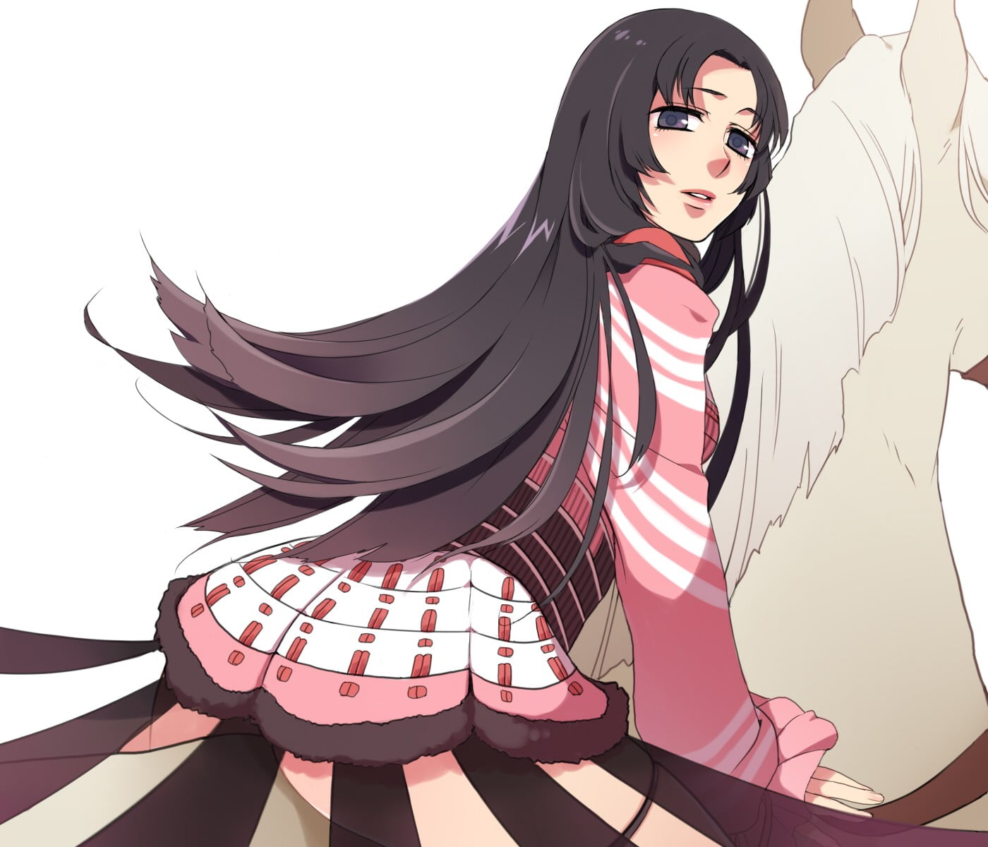 representation, real people, looking at camera, clothing, young adult, indoors, pink color, fashion, 720P, women, beautiful woman, red, Sengoku Basara, HD Wallpaper