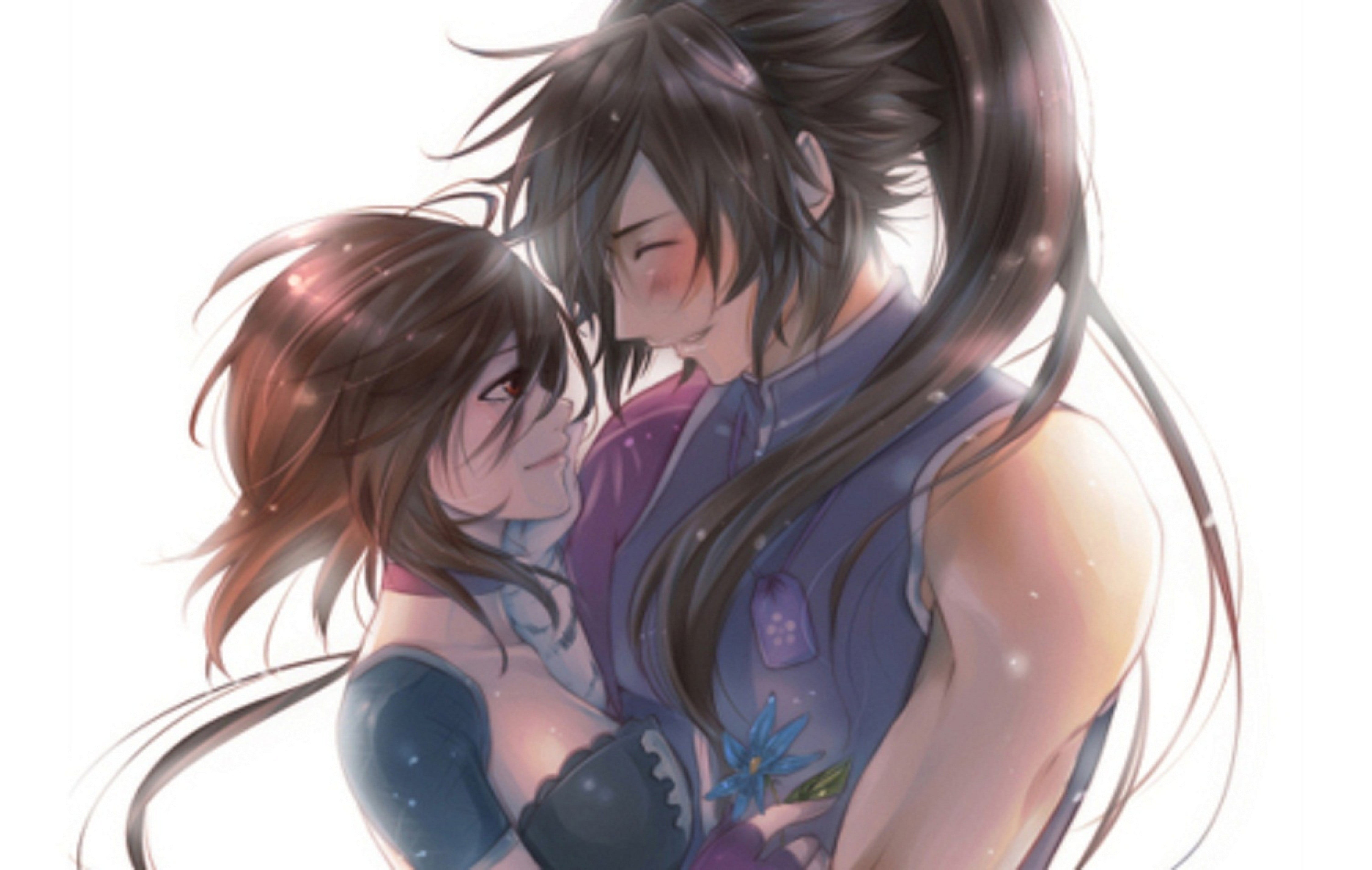 mid adult, positive emotion, child, headshot, people, Sengoku Basara, beautiful woman, couple - relationship, young adult, females, brown hair, 4K, hair, HD Wallpaper