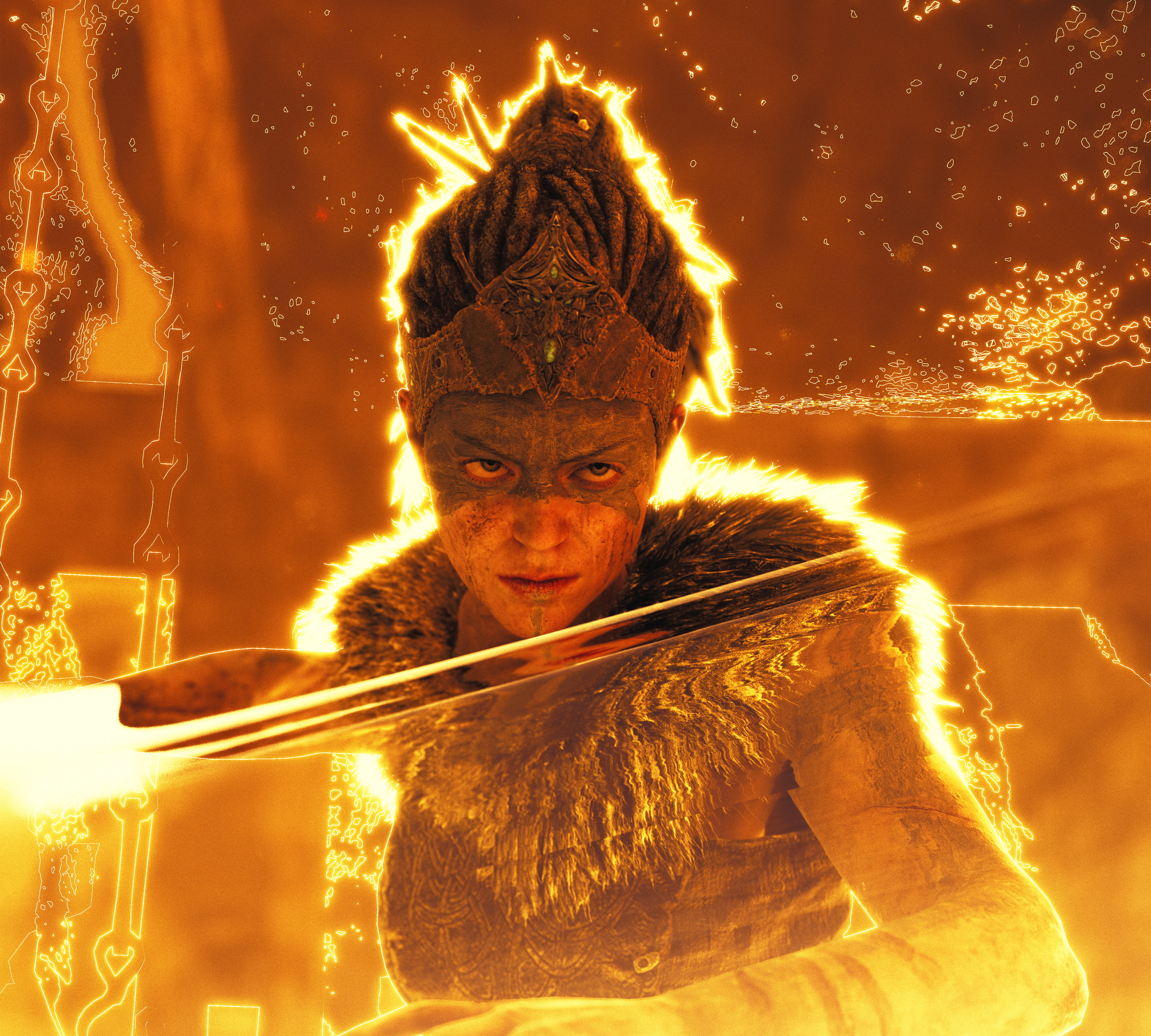 4K, 4K, Senua, Hellblade: Senuas Sacrifice, HD Wallpaper