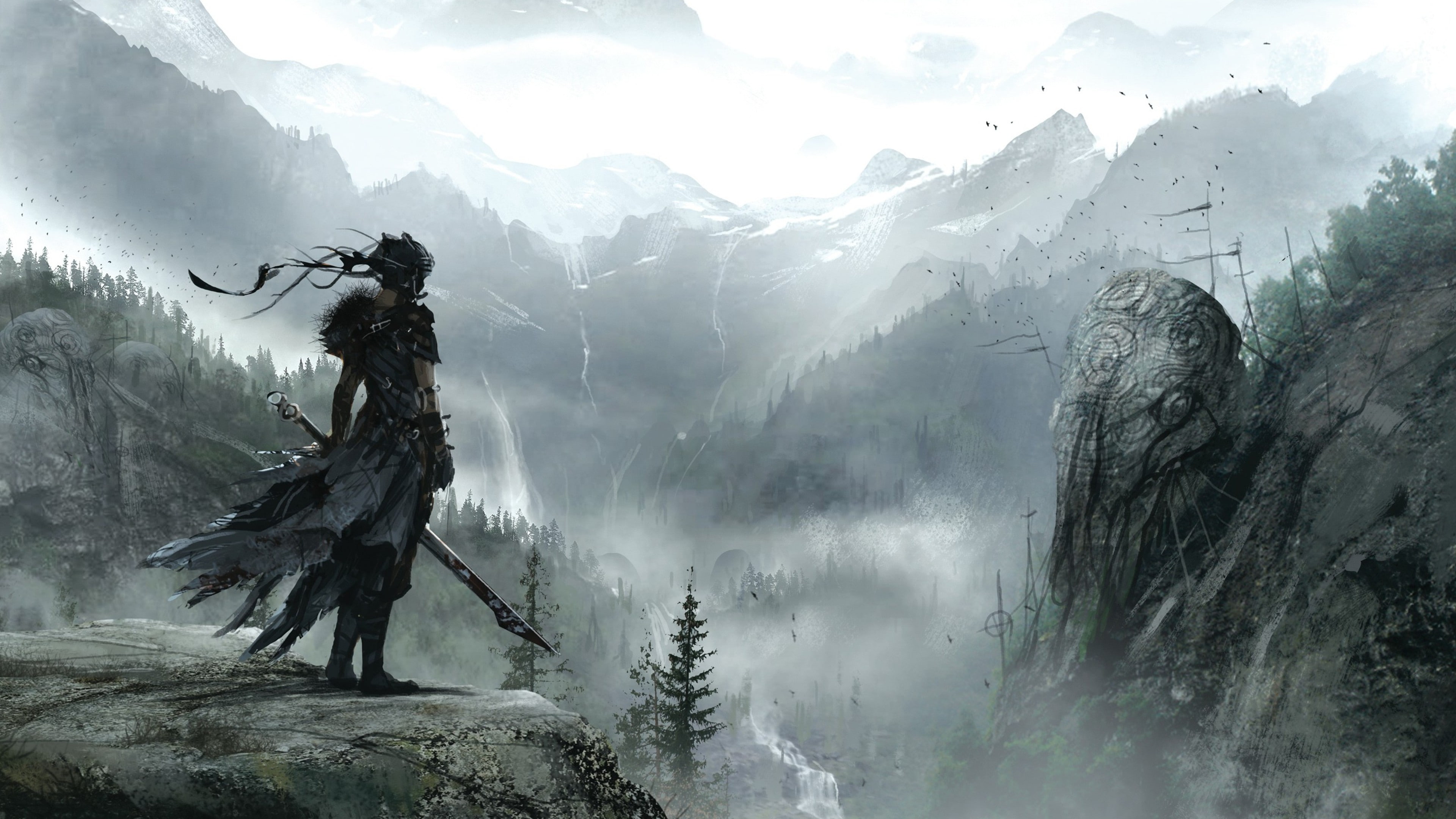 4K, Hellblade: Senuas Sacrifice, 4K, Artwork, HD Wallpaper