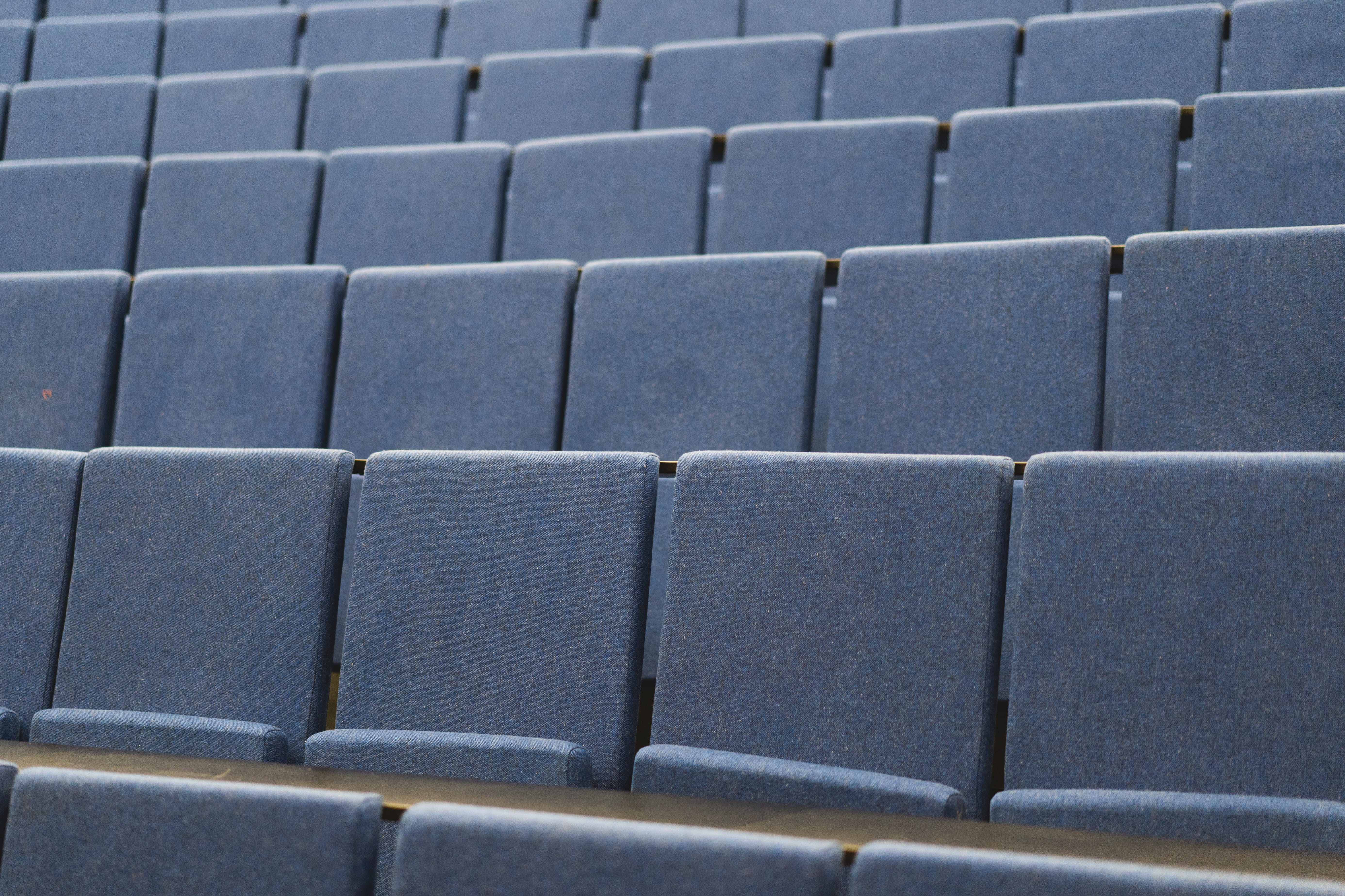 in A Row, row, chair, seat, line, empty, teaching, backgrounds, 5K, chairs, close-up, seating, technology, repeat, interior, pattern, course, hall, school, HD Wallpaper