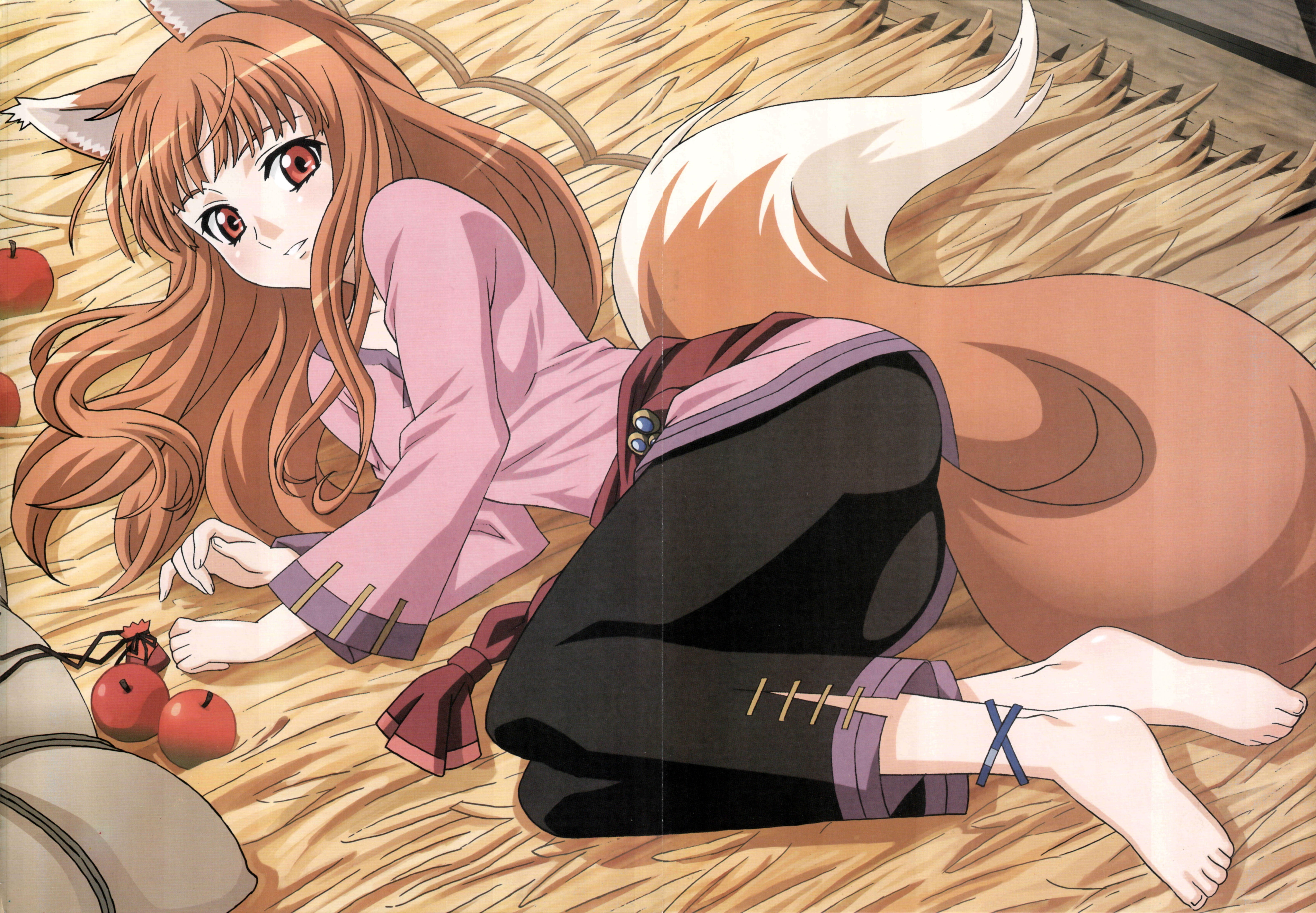 anime, anime girls, Okamimimi, furniture, Holo, business, 5K, representation, fashion, one person, beauty, indoors, travel, Spice and Wolf, leisure activity, HD Wallpaper