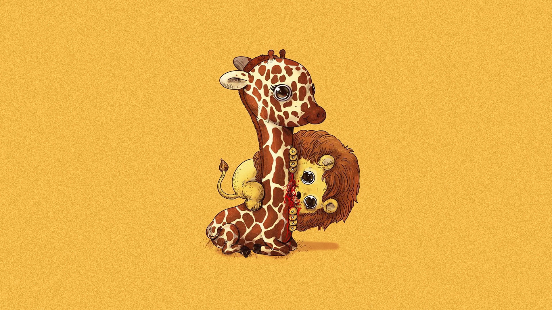 no people, yellow background, animal representation, animal head, colored background, representation, animal, studio shot, wall - building feature, animals, HD Wallpaper