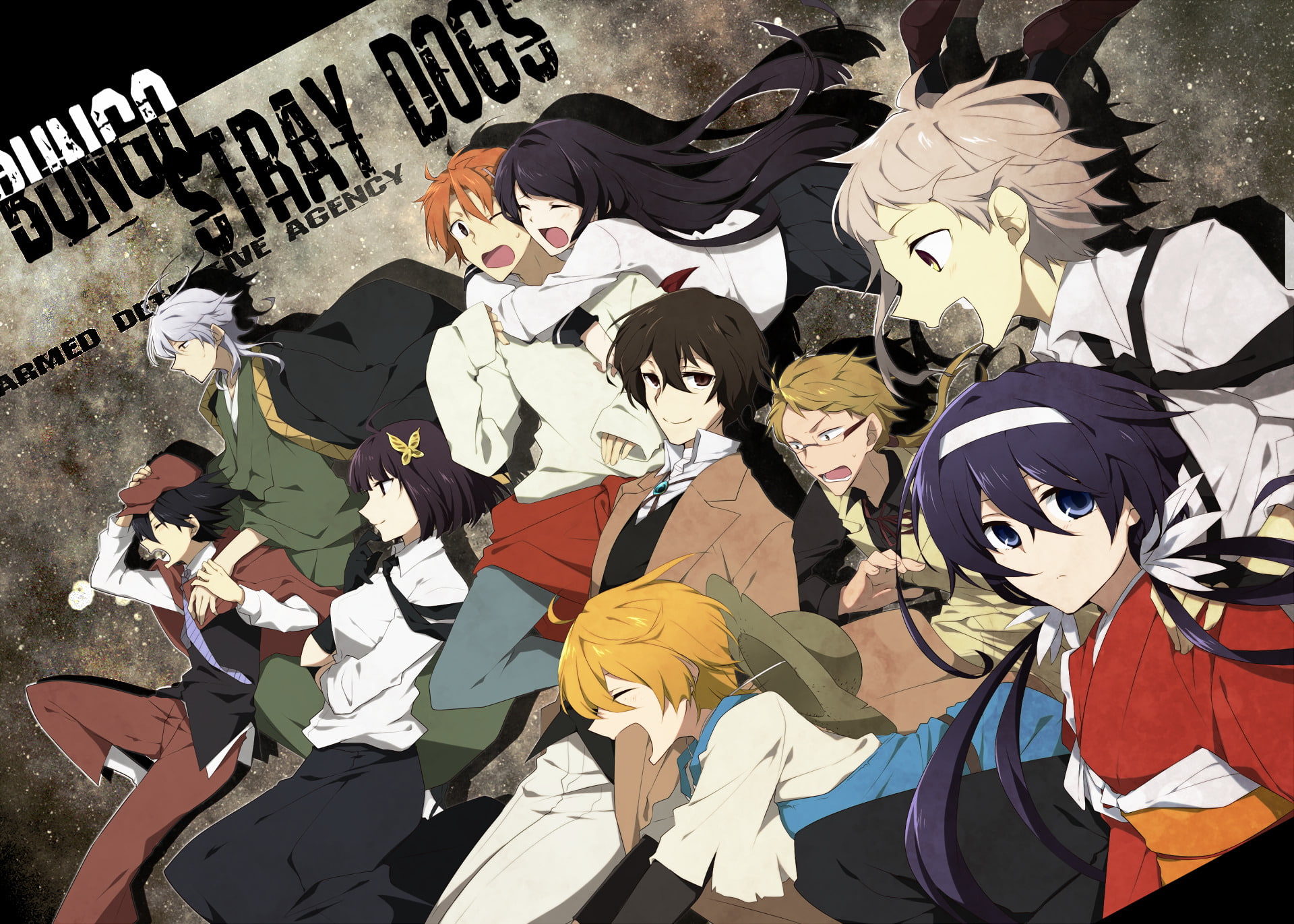 1080P, Bungou Stray Dogs, Anime, HD Wallpaper