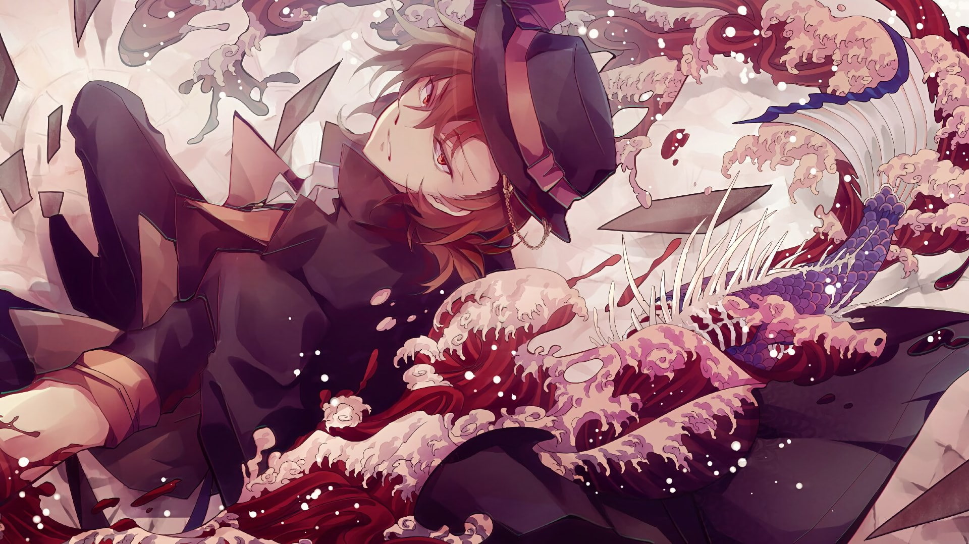 full frame, art and craft, floral pattern, day, close-up, backgrounds, indoors, decoration, 1080P, no people, nature, bungou stray dogs, high angle view, HD Wallpaper