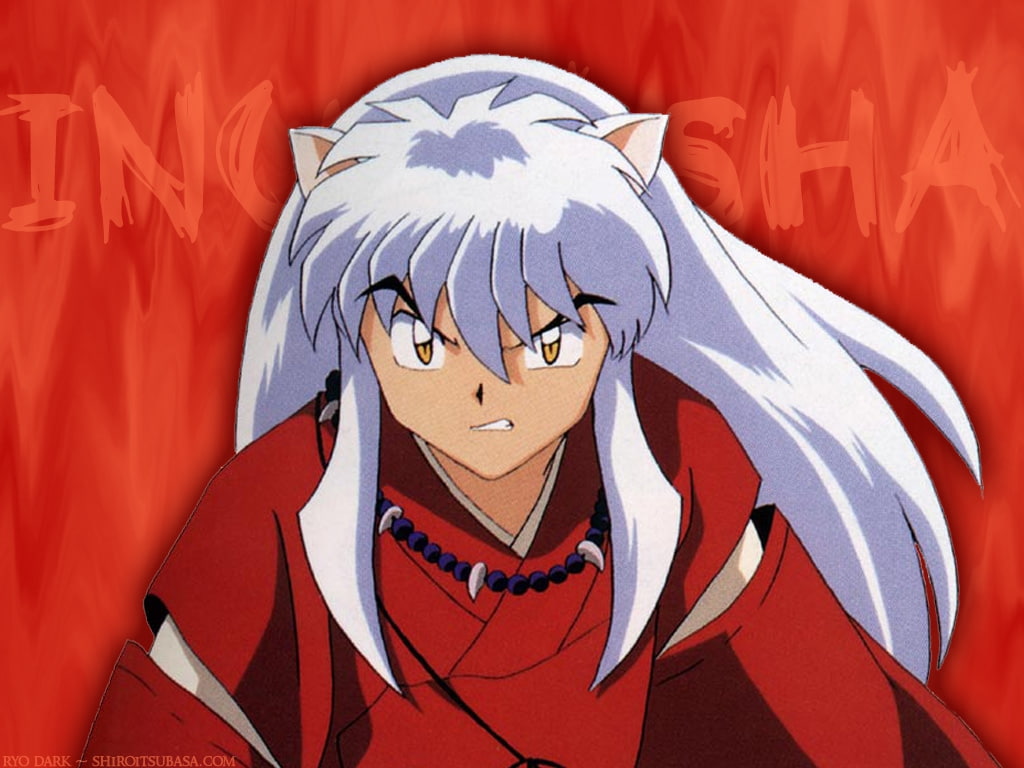 hd, art, Inuyasha, anime, 480P, dog, HD Wallpaper