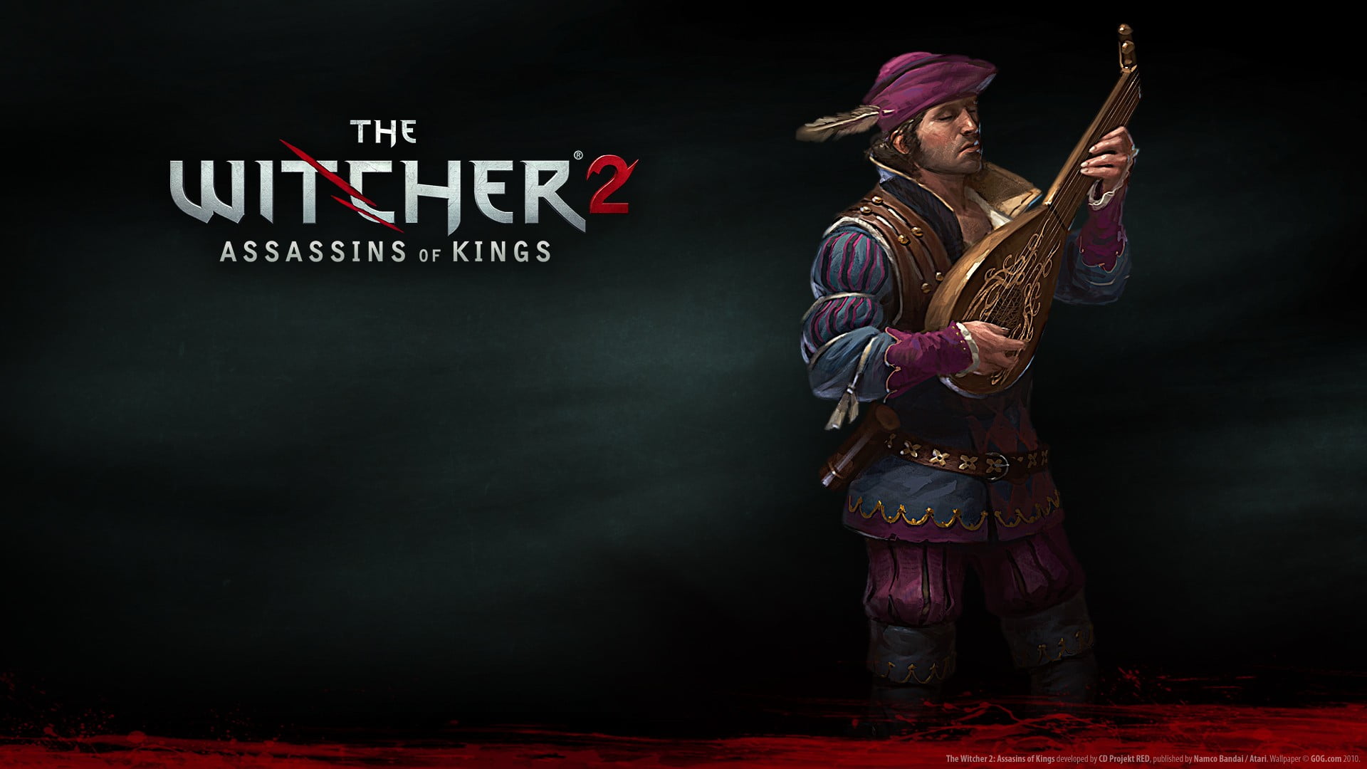 red, 1080P, traditional clothing, aggression, wild west, standing, communication, studio shot, The Witcher, adult, full length, gesturing, indoors, HD Wallpaper