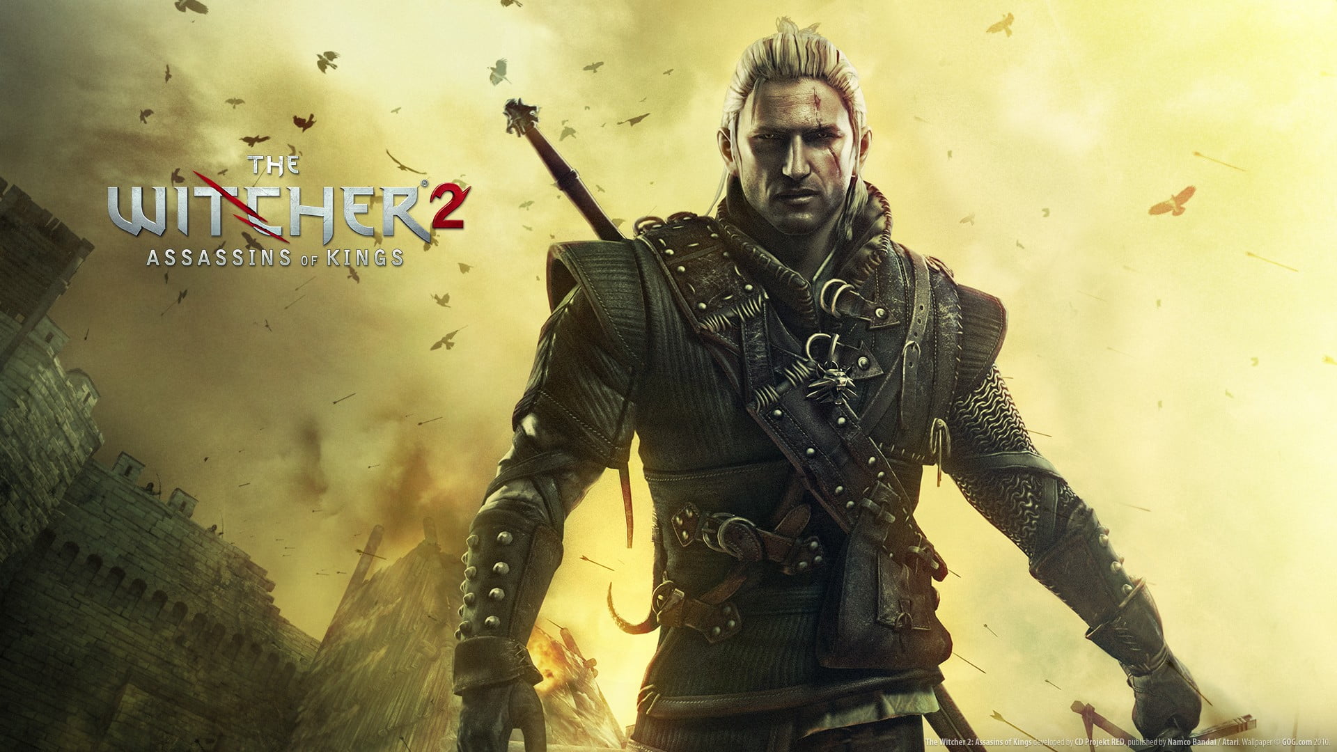 1080P, aggression, lifestyles, casual clothing, real people, front view, one person, leisure activity, witchers, young men, The Witcher 2 Assassins of Kings, HD Wallpaper