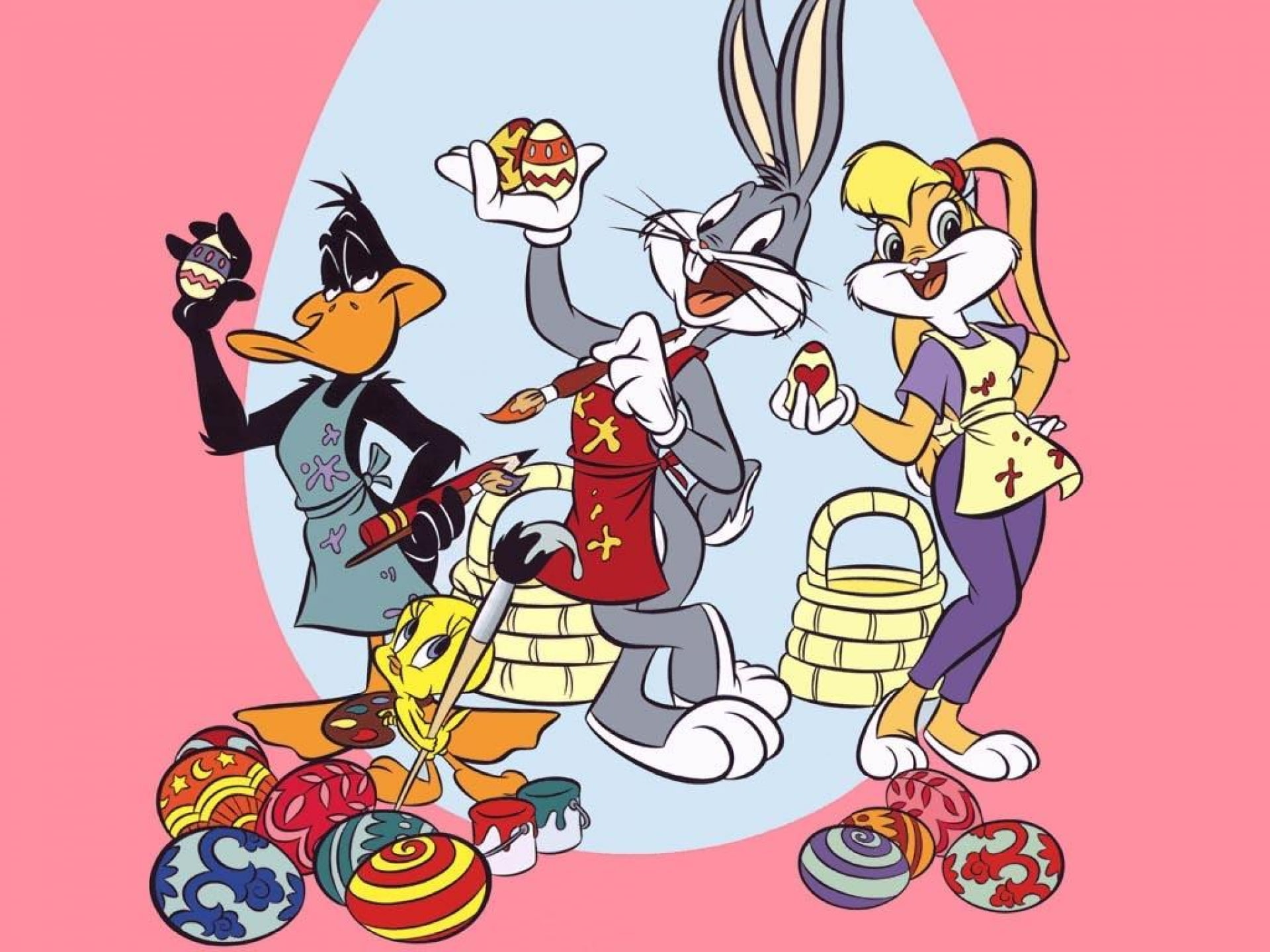 bunny, easter, bugs, 1080P, tunes, looney, HD Wallpaper