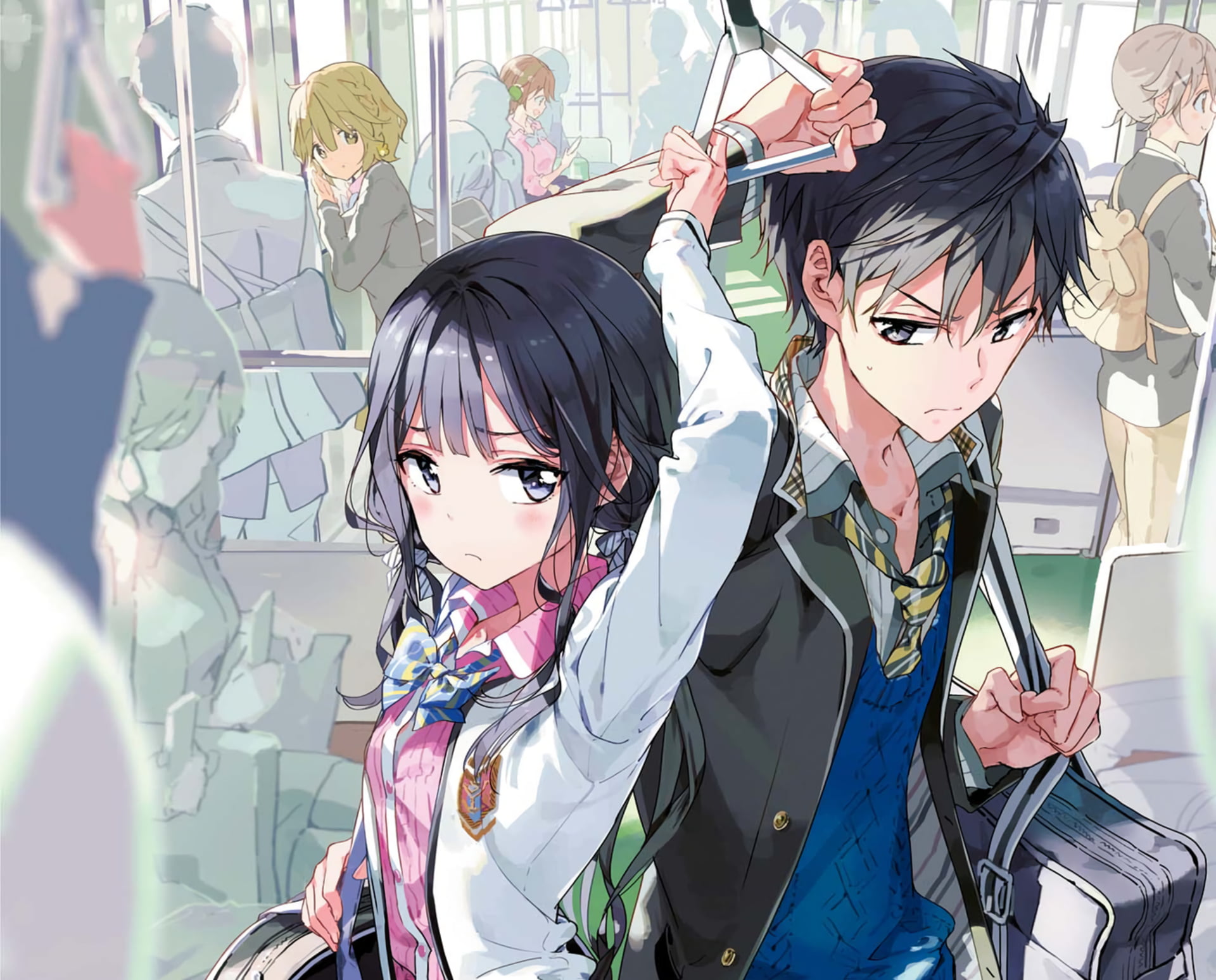 Masamune Makabe, Tae Futaba, Yoshino Koiwai, Anime, 1080P, Aki Adagaki, Kojuro Shuri, Masamune-kuns Revenge, HD Wallpaper