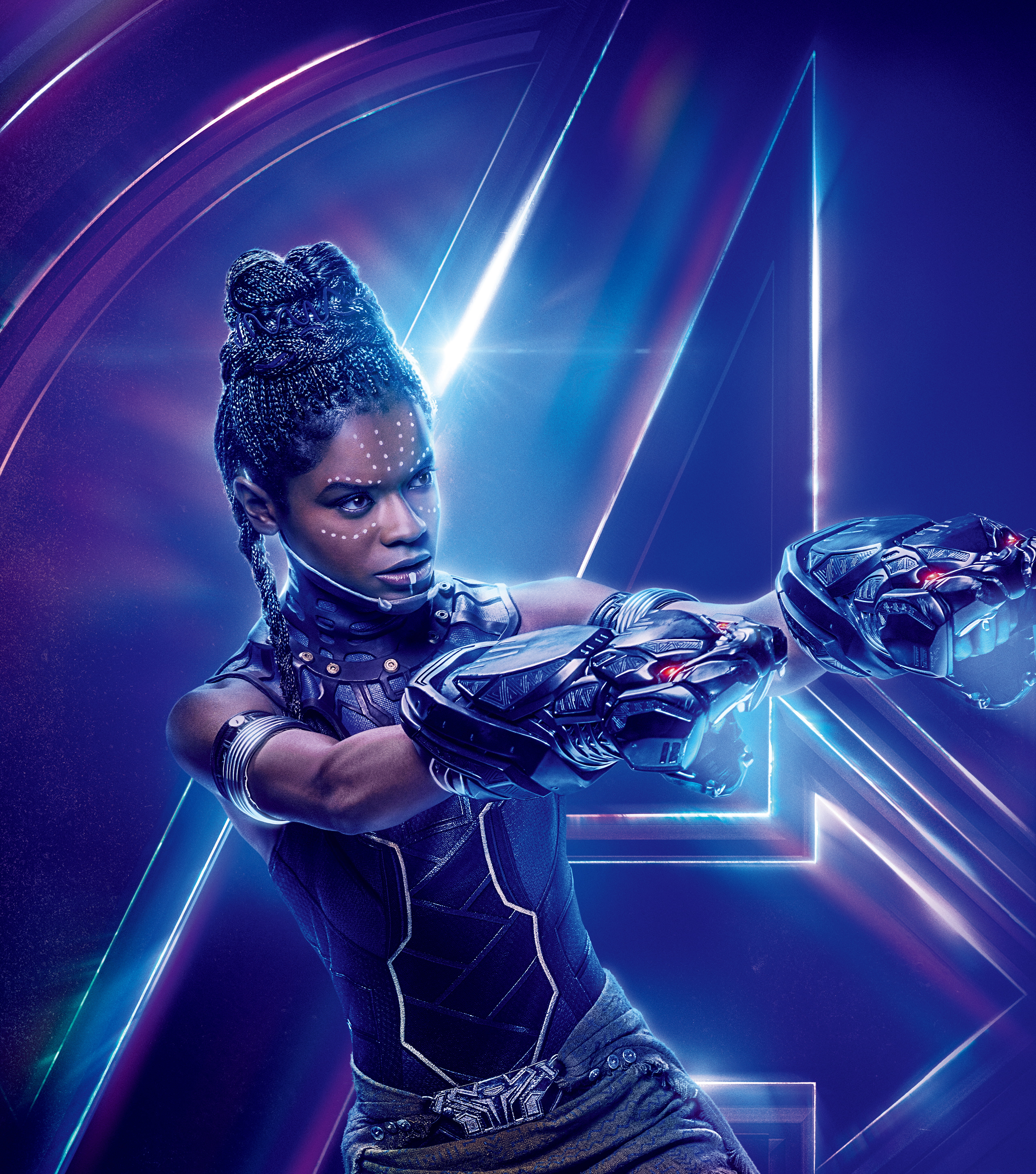 character, 4K, Letitia Wright, 5K, Shuri, female, 5K, Avengers: Infinity War, movie, Phone HD Wallpaper