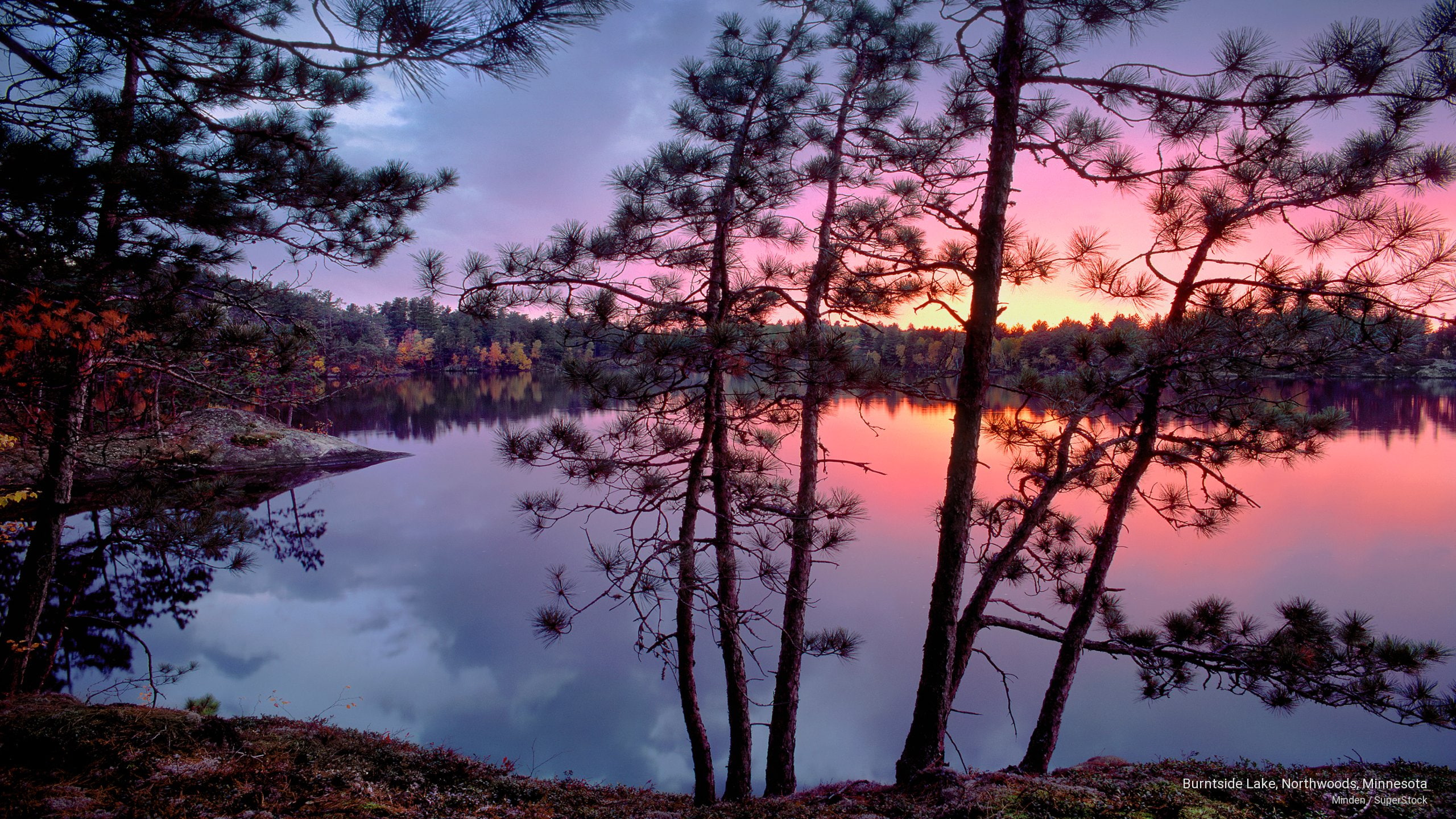 lake, minnesota, burntside, northwoods, Nature, 2K, HD Wallpaper