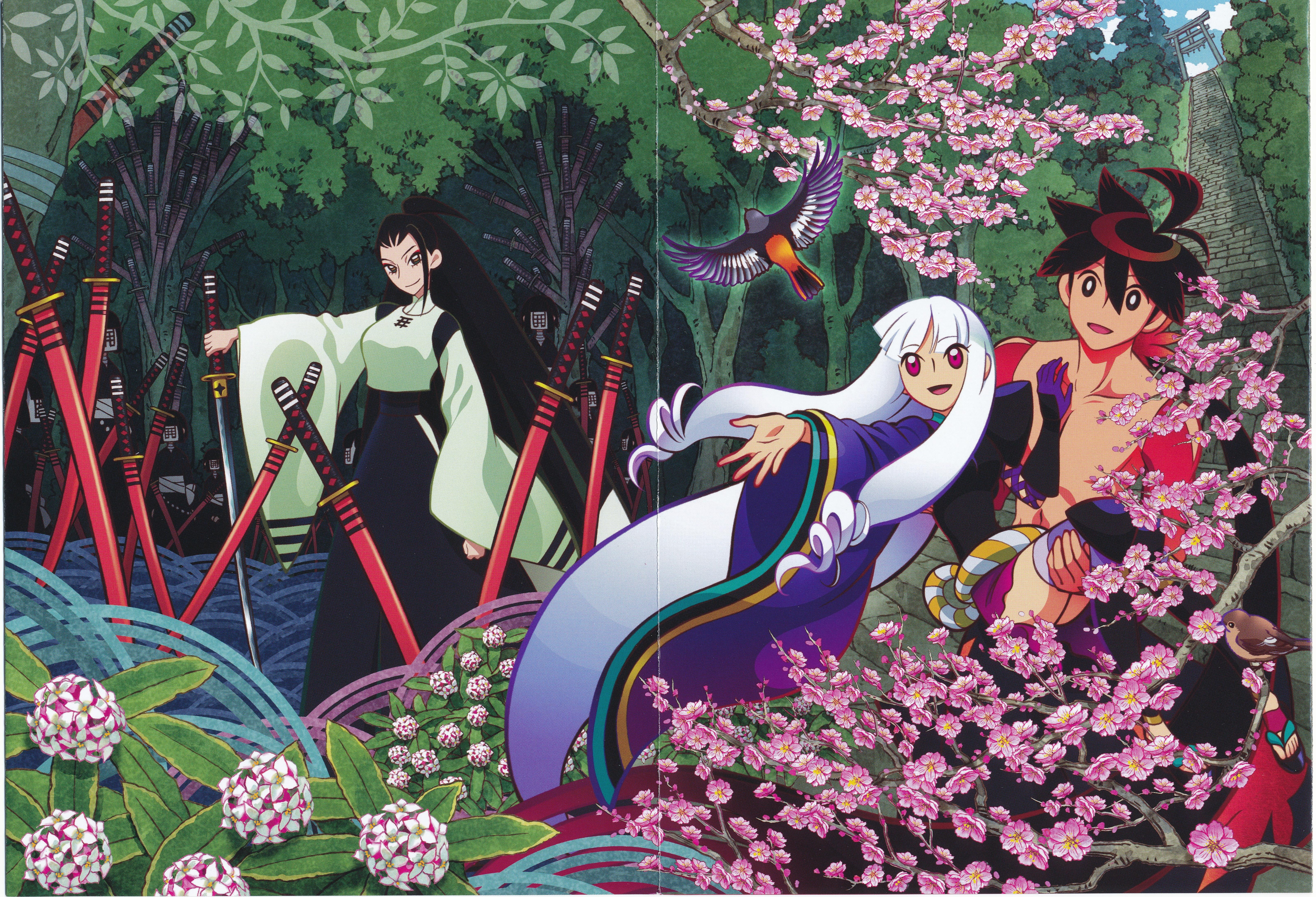 Togame, manga, Katanagatari, Yasuri Shichika, 5K, HD Wallpaper