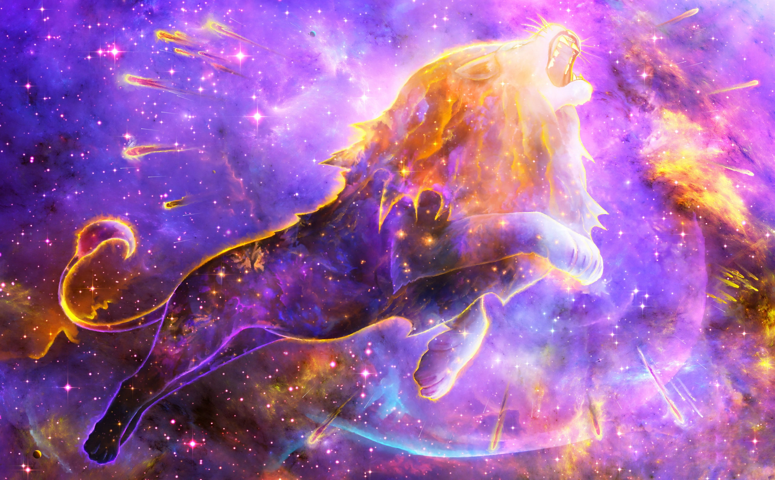 space, 2K, Leo, nebula, HD Wallpaper